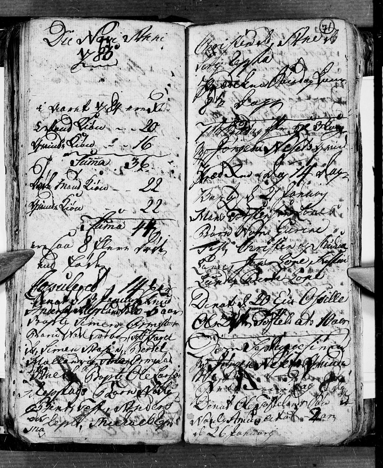 Søgne sokneprestkontor, SAK/1111-0037/F/Fb/Fbb/L0001: Parish register (copy) no. B 1, 1779-1802, p. 71