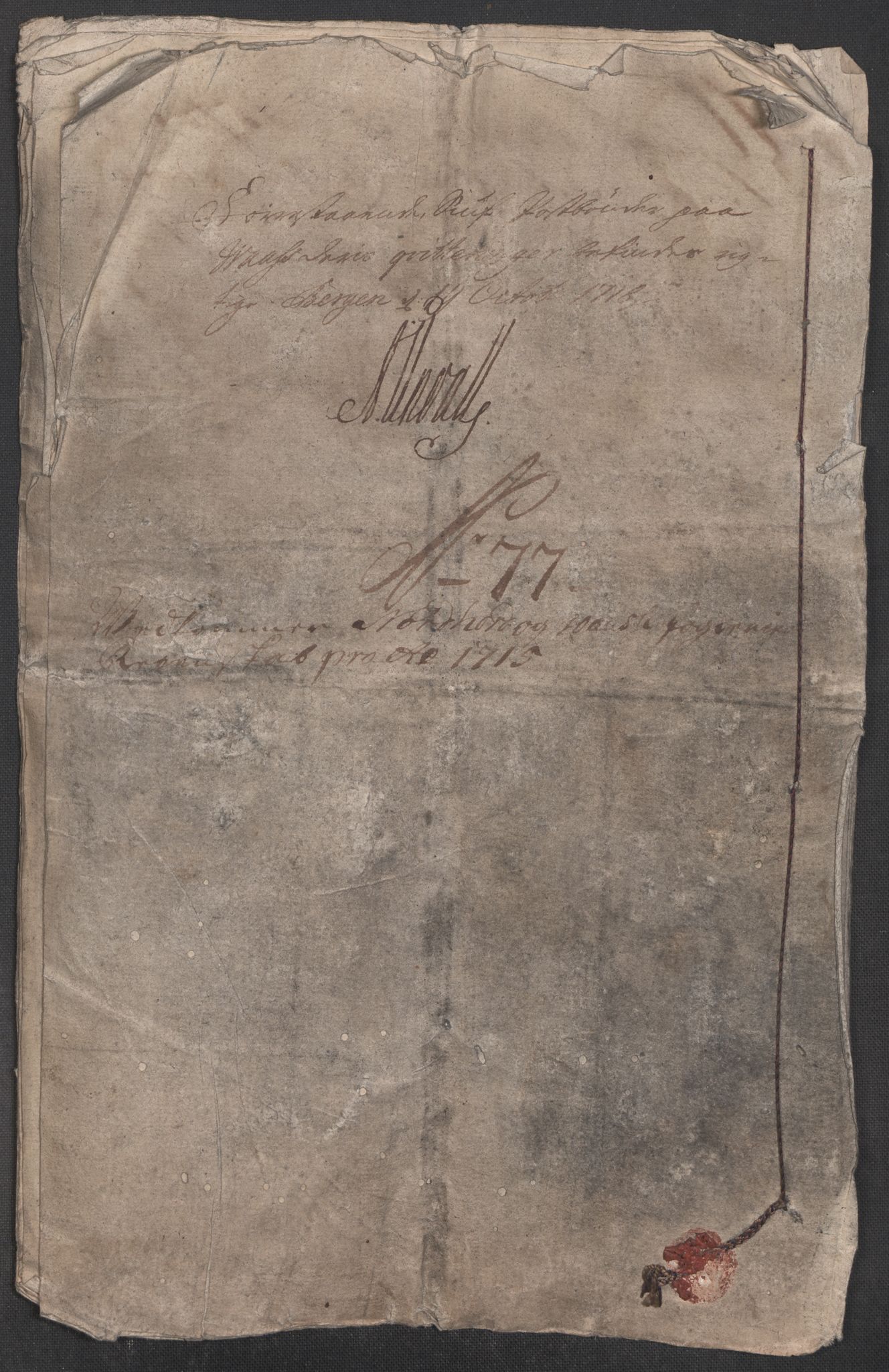 Rentekammeret inntil 1814, Reviderte regnskaper, Fogderegnskap, AV/RA-EA-4092/R51/L3198: Fogderegnskap Nordhordland og Voss, 1715, p. 334