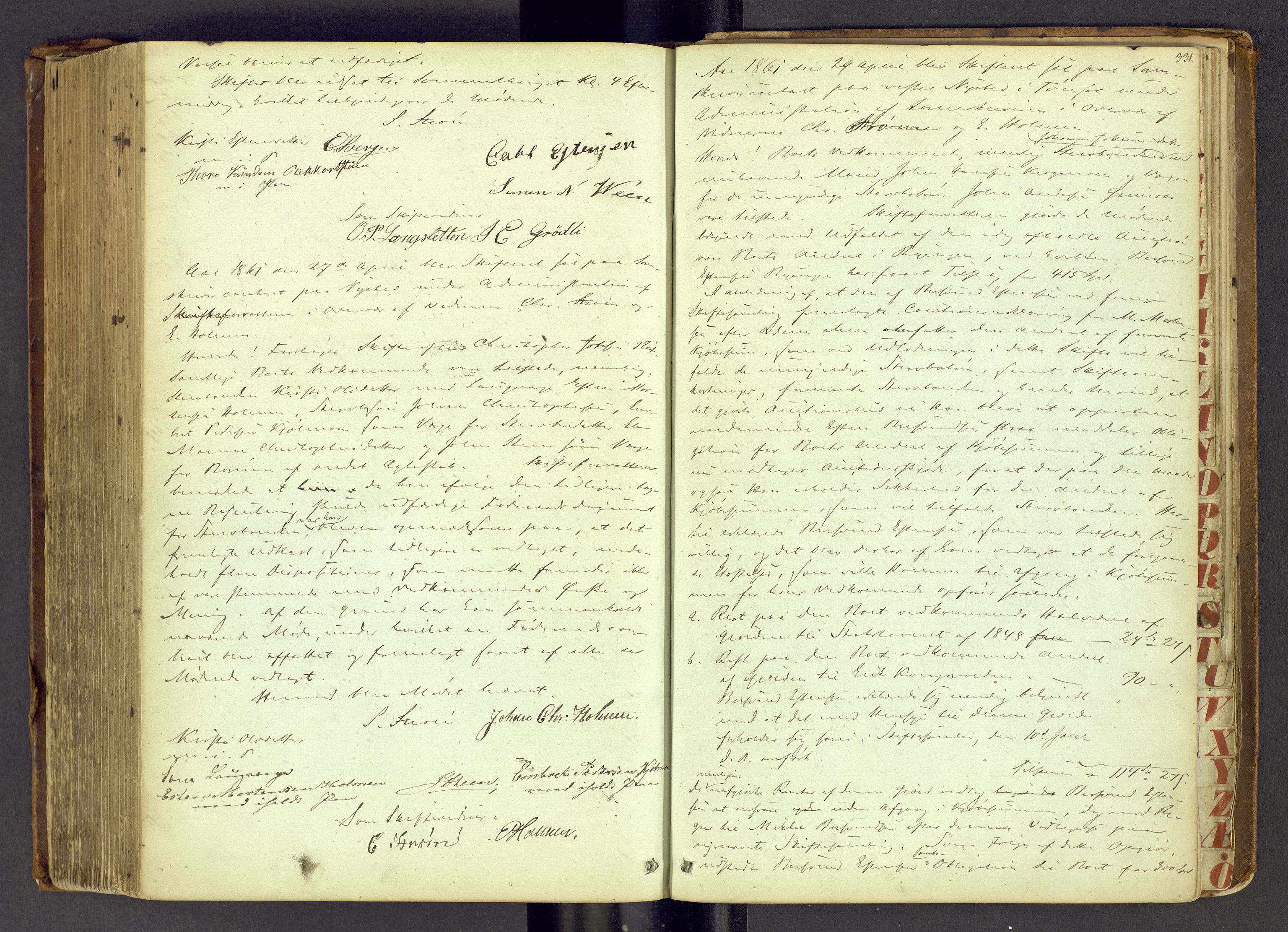 Nord-Østerdal tingrett, AV/SAH-TING-020/J/Jc/L0001: Skifteforhandlingsprotokoll, 1847-1861, p. 331