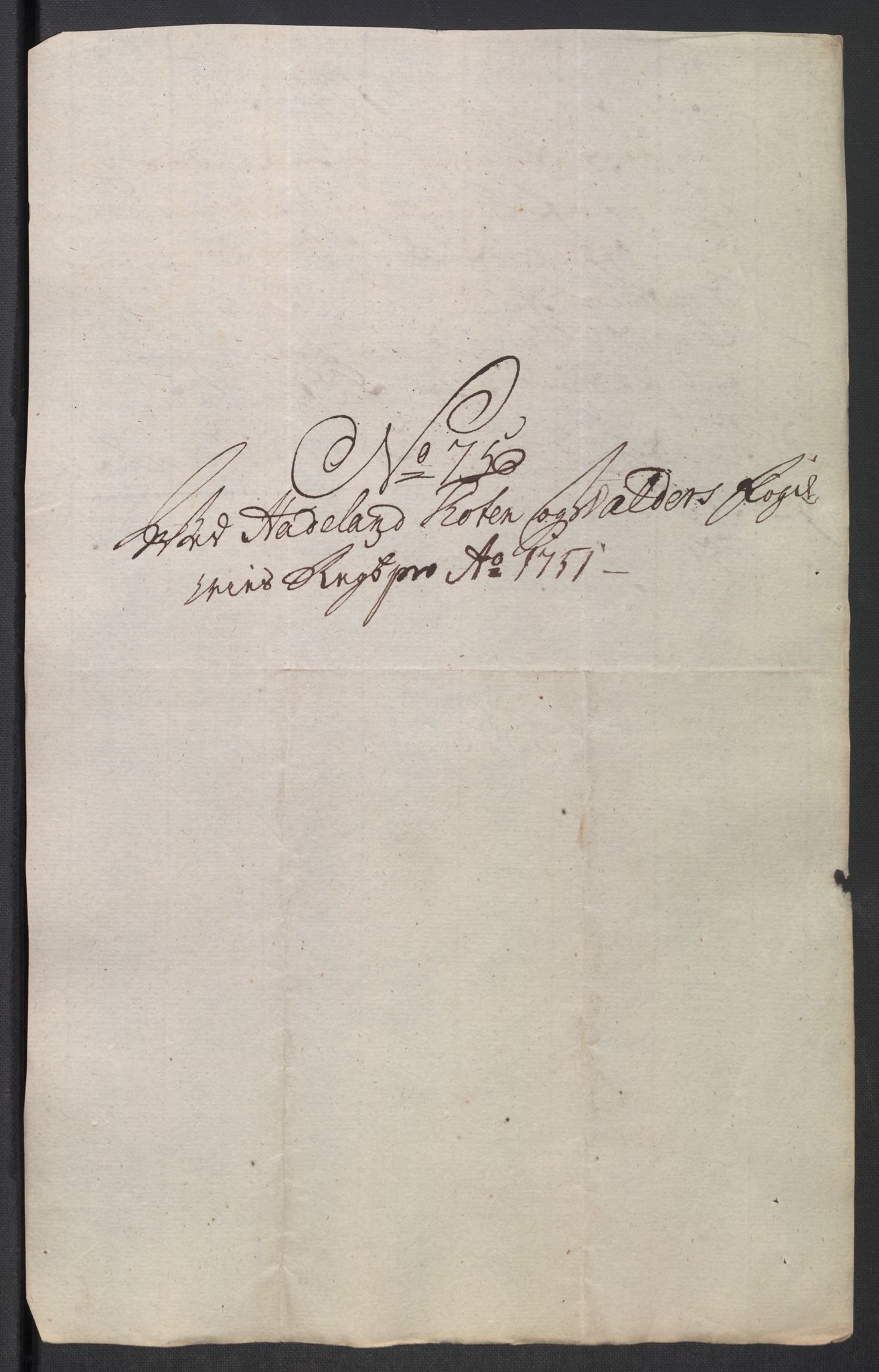 Rentekammeret inntil 1814, Reviderte regnskaper, Fogderegnskap, AV/RA-EA-4092/R18/L1348: Fogderegnskap Hadeland, Toten og Valdres, 1750-1751, p. 600