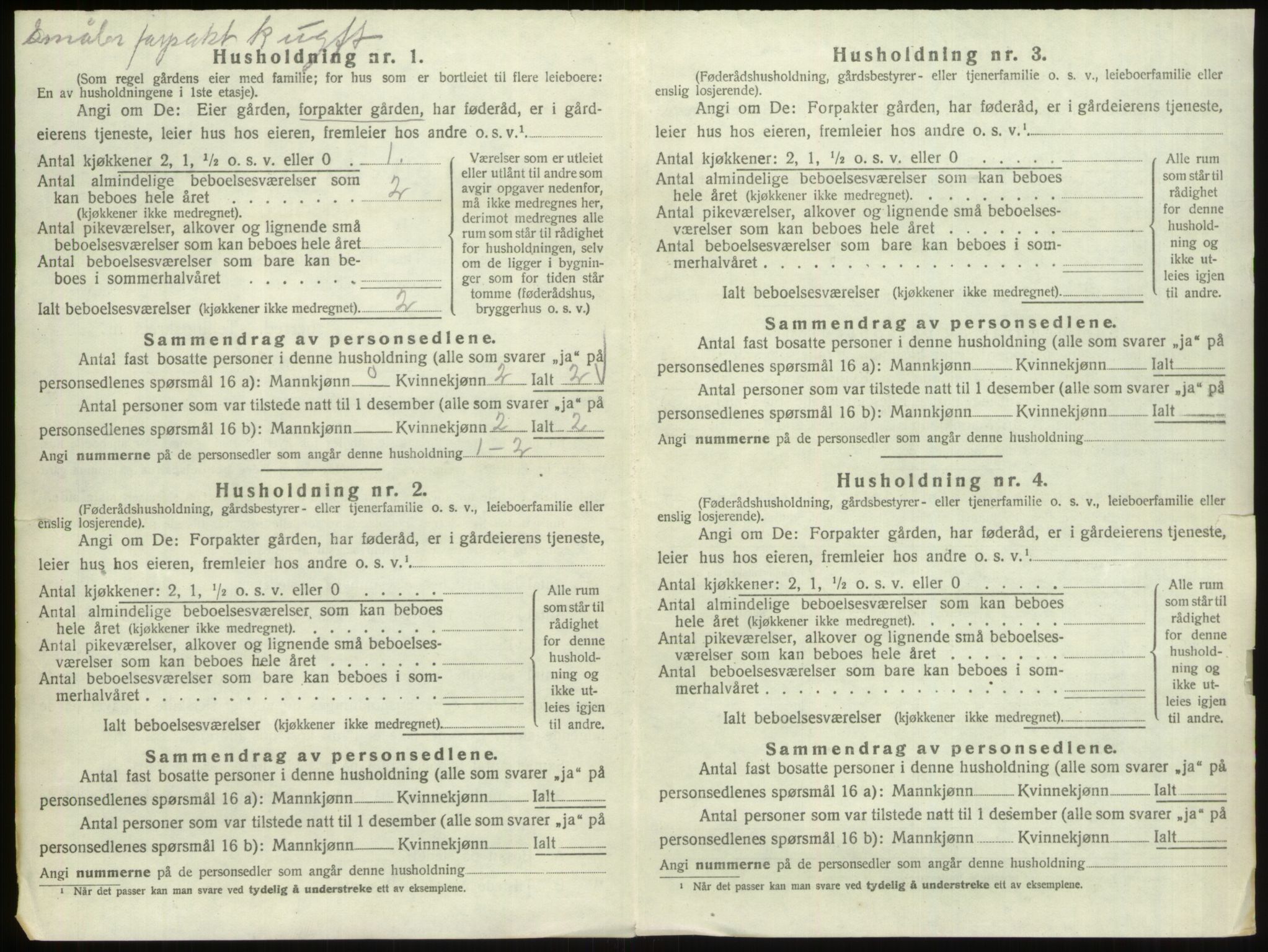 SAO, 1920 census for Hvaler, 1920, p. 1524