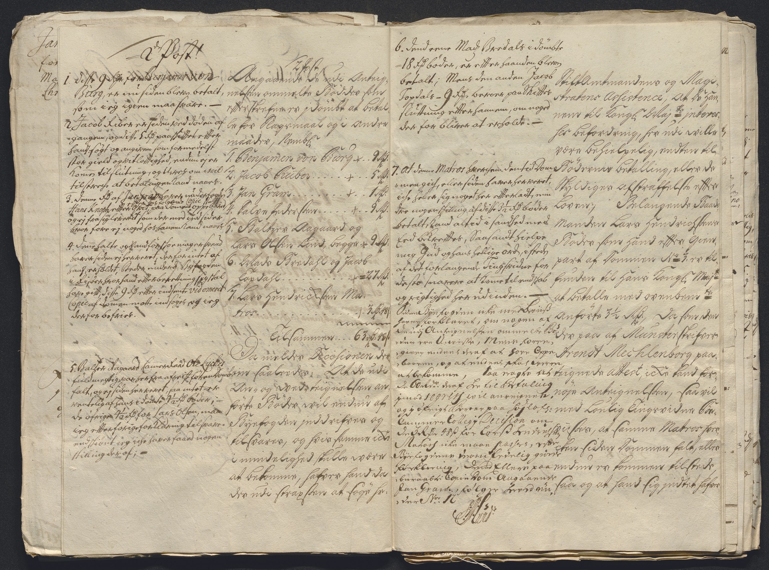 Rentekammeret inntil 1814, Reviderte regnskaper, Byregnskaper, AV/RA-EA-4066/R/Rm/L0286: [M19] Sikt og sakefall, 1719-1727, p. 277