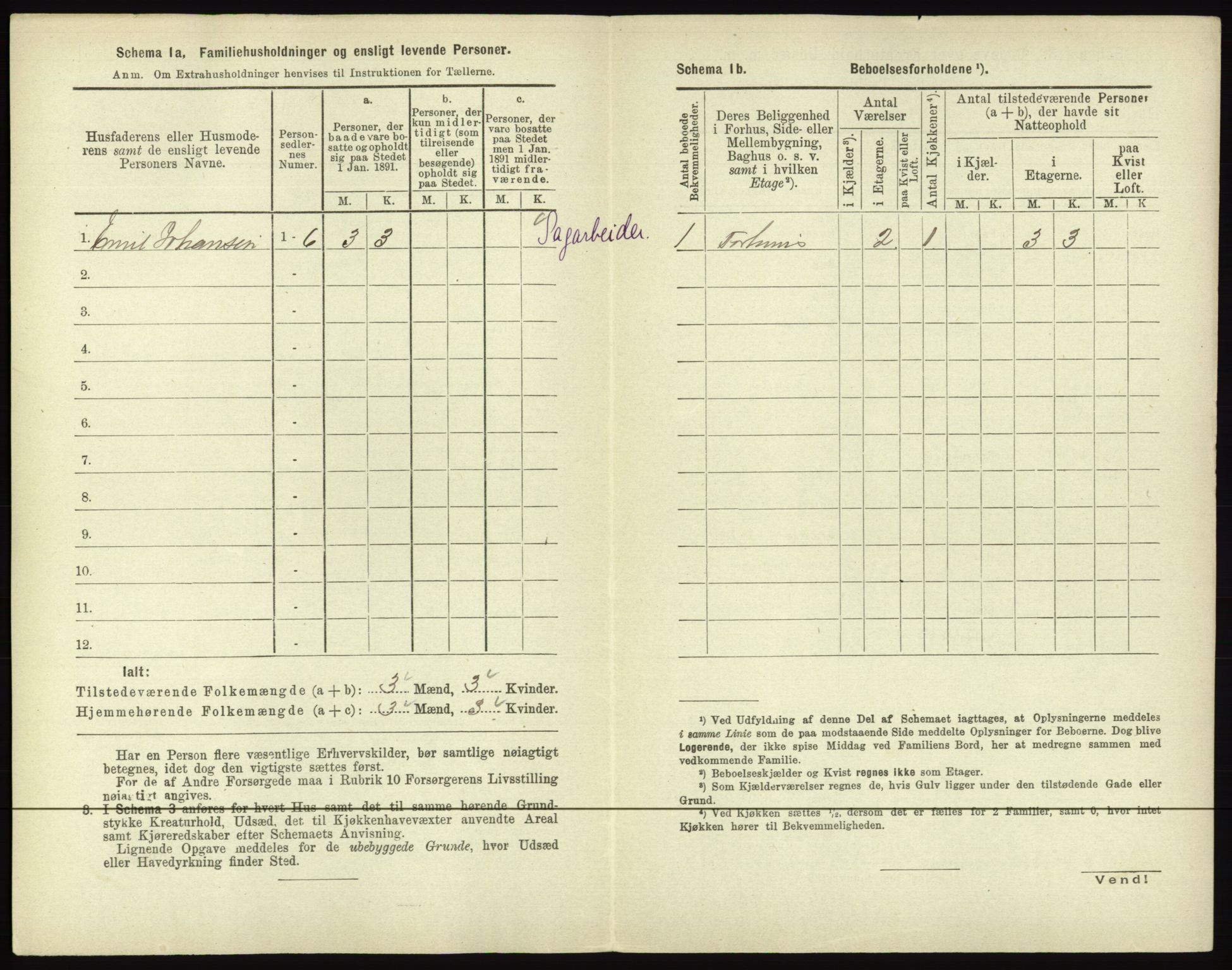 RA, 1891 census for 0602 Drammen, 1891, p. 188