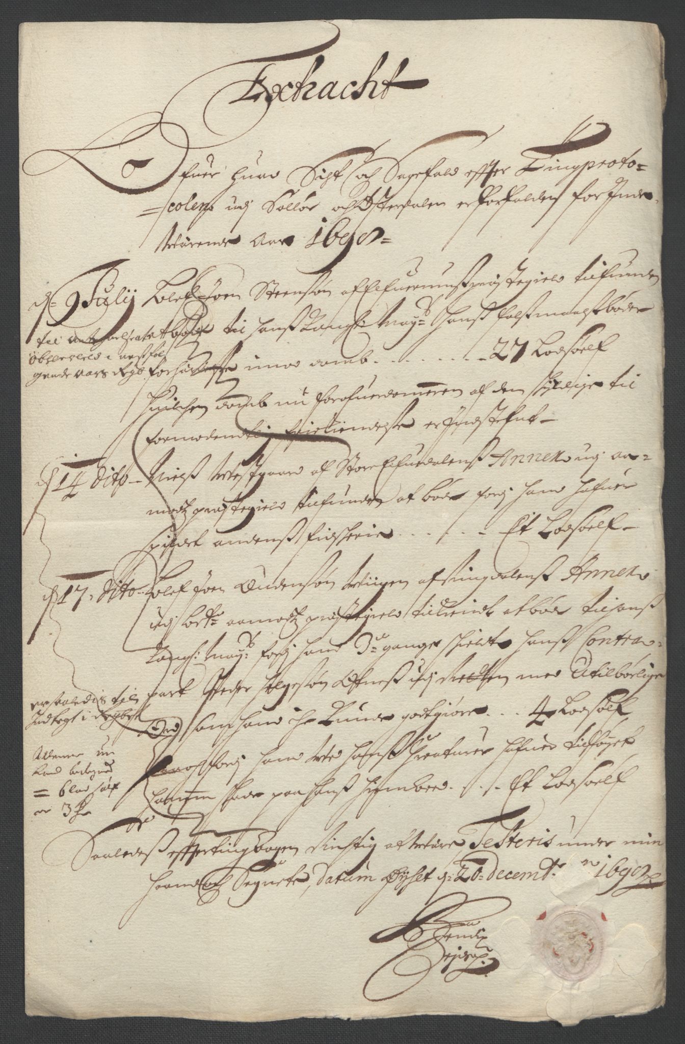 Rentekammeret inntil 1814, Reviderte regnskaper, Fogderegnskap, RA/EA-4092/R13/L0836: Fogderegnskap Solør, Odal og Østerdal, 1698, p. 23