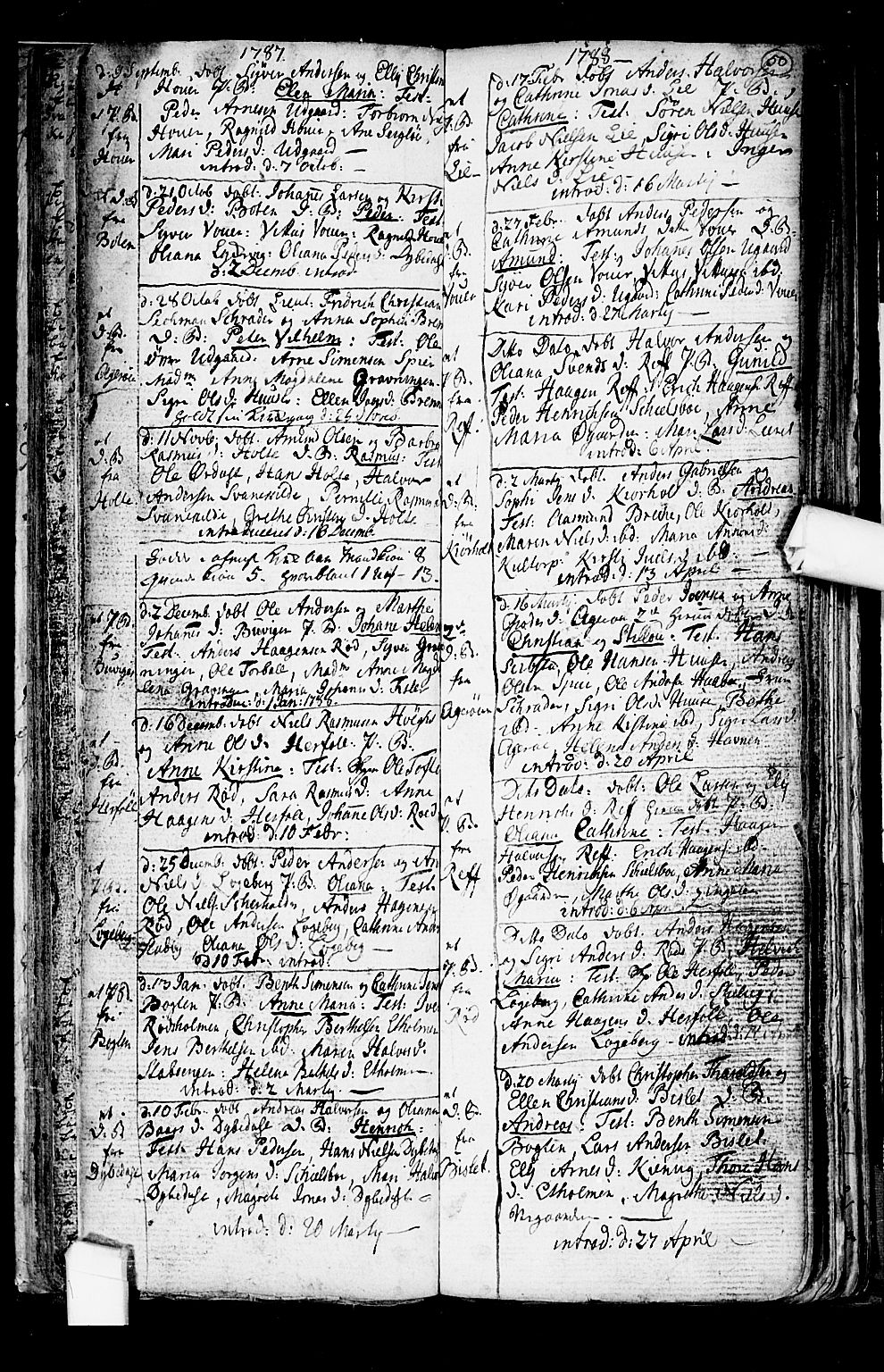 Hvaler prestekontor Kirkebøker, SAO/A-2001/F/Fa/L0003: Parish register (official) no. I 3, 1758-1796, p. 50