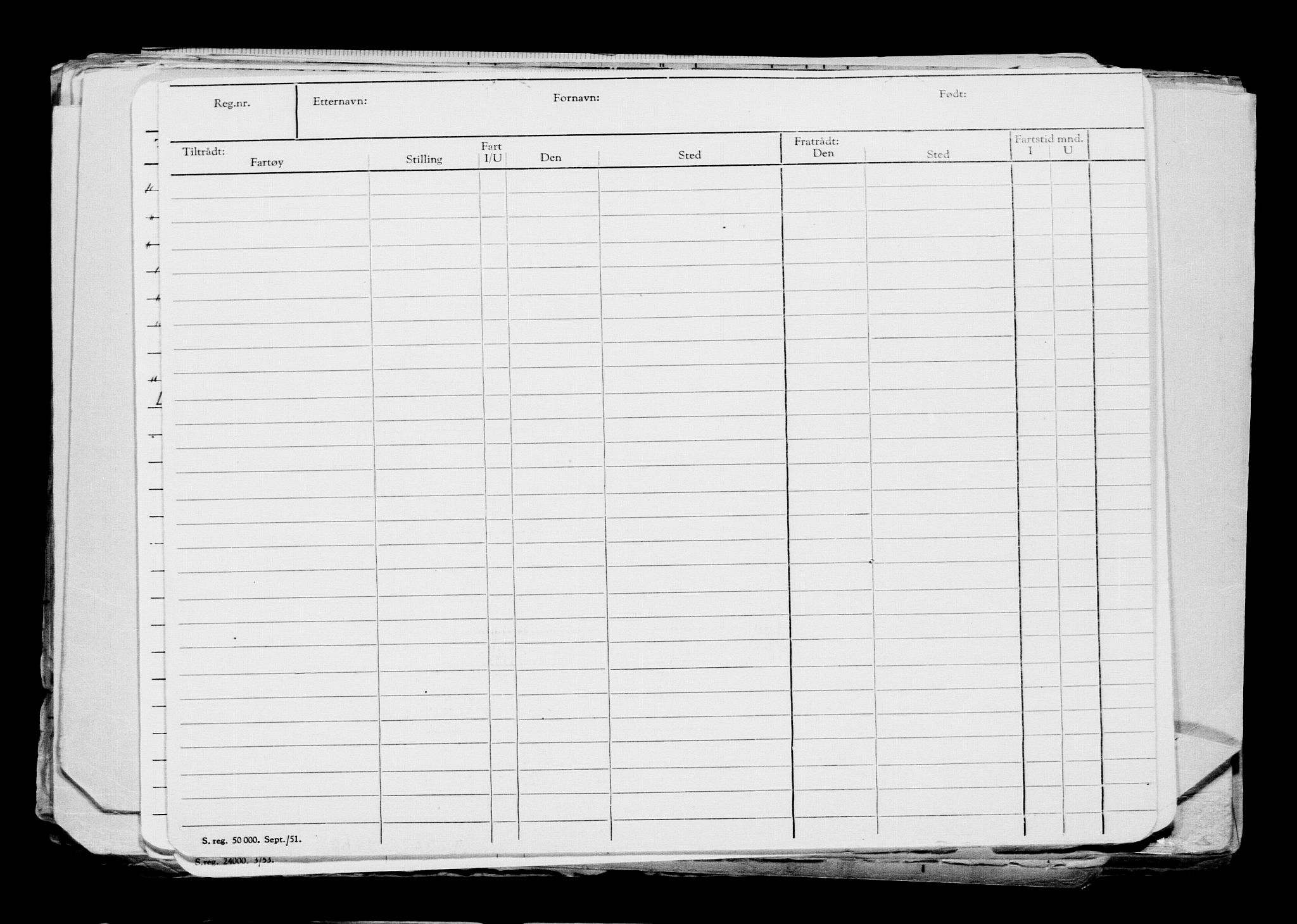 Direktoratet for sjømenn, AV/RA-S-3545/G/Gb/L0207: Hovedkort, 1922, p. 235