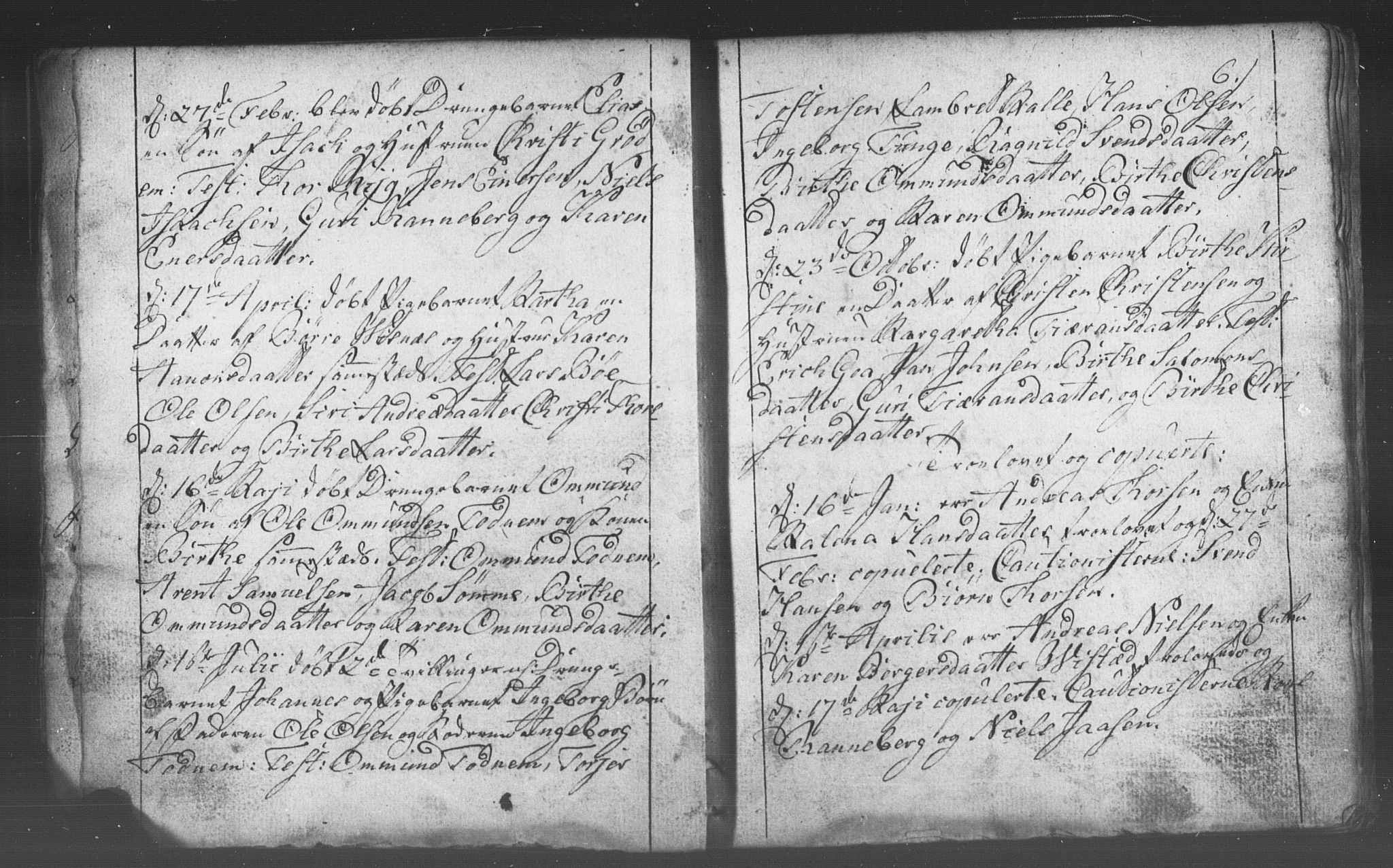 Domkirken sokneprestkontor, SAST/A-101812/001/30/30BB/L0006: Parish register (copy) no. B 6, 1783-1815, p. 6
