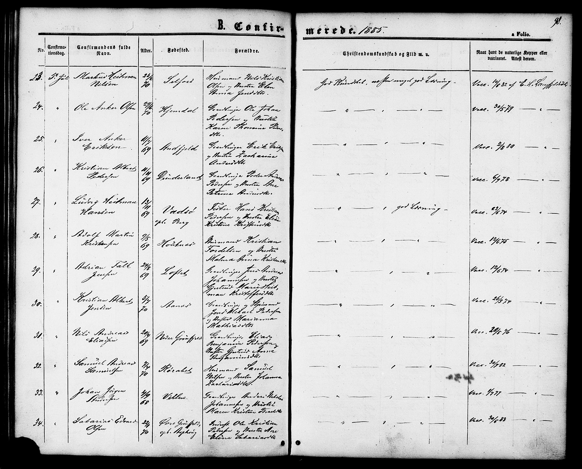 Ministerialprotokoller, klokkerbøker og fødselsregistre - Nordland, SAT/A-1459/827/L0394: Parish register (official) no. 827A06, 1865-1886, p. 98