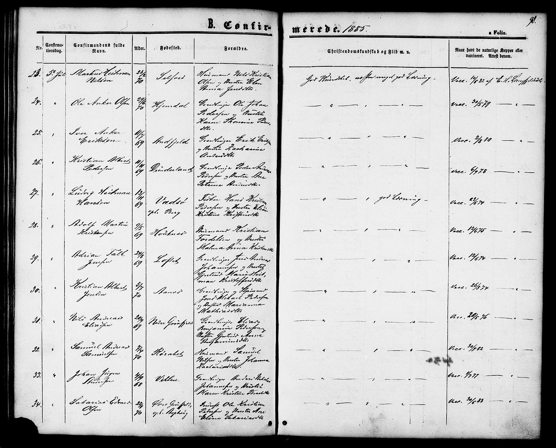 Ministerialprotokoller, klokkerbøker og fødselsregistre - Nordland, AV/SAT-A-1459/827/L0394: Parish register (official) no. 827A06, 1865-1886, p. 98