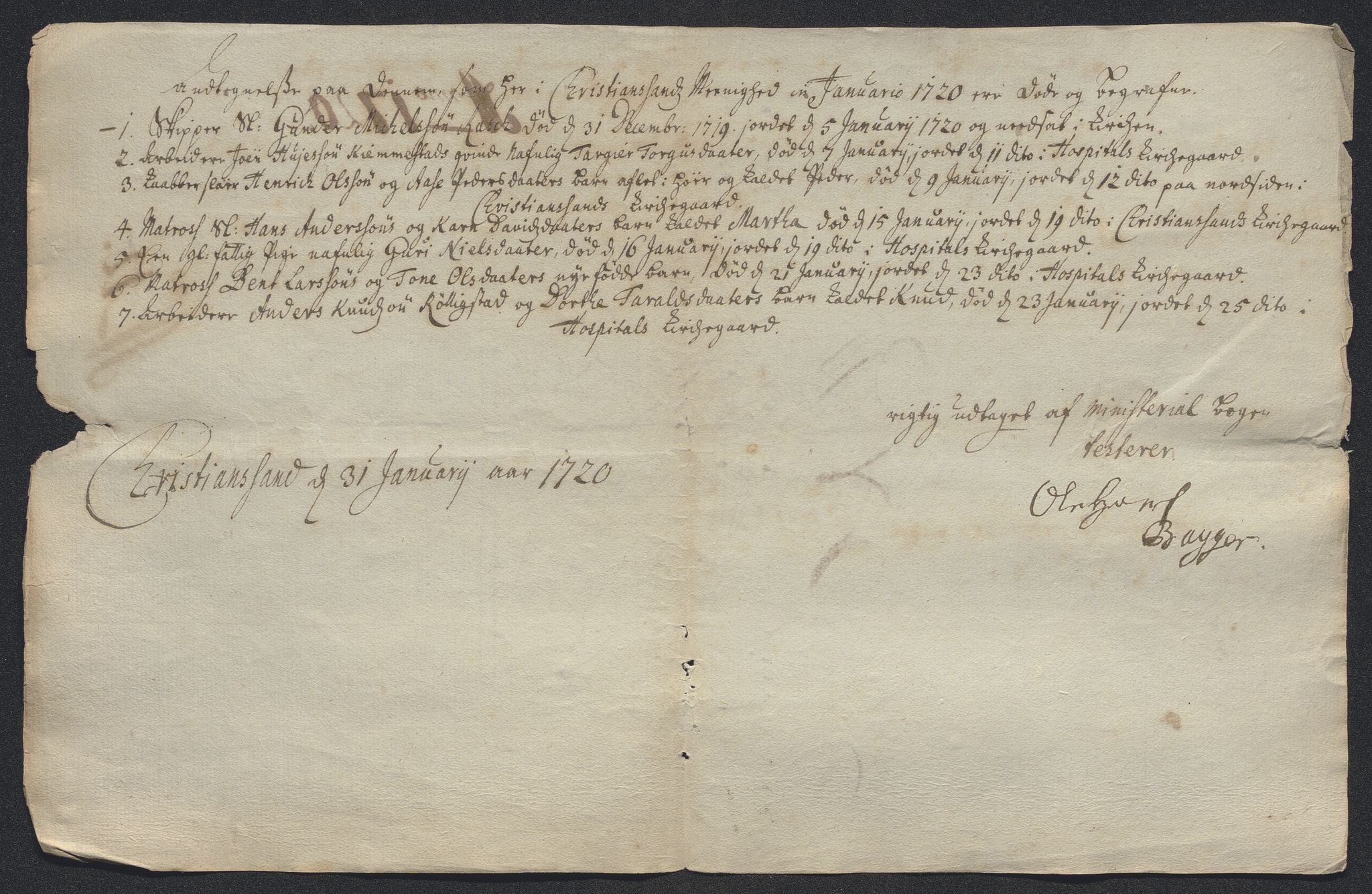 Rentekammeret inntil 1814, Reviderte regnskaper, Byregnskaper, AV/RA-EA-4066/R/Rm/L0286: [M19] Sikt og sakefall, 1719-1727, p. 55
