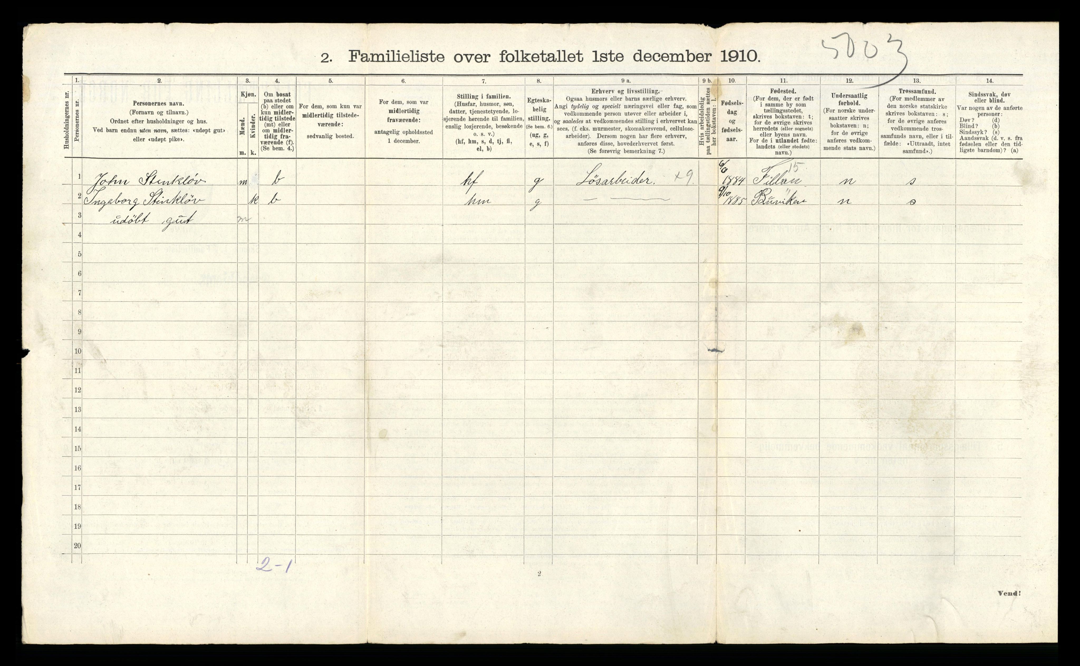 RA, 1910 census for Trondheim, 1910, p. 19902