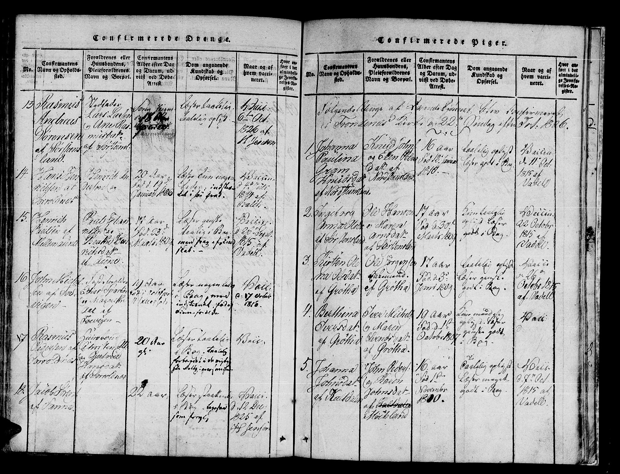 Trondenes sokneprestkontor, AV/SATØ-S-1319/H/Ha/L0006kirke: Parish register (official) no. 6, 1821-1827