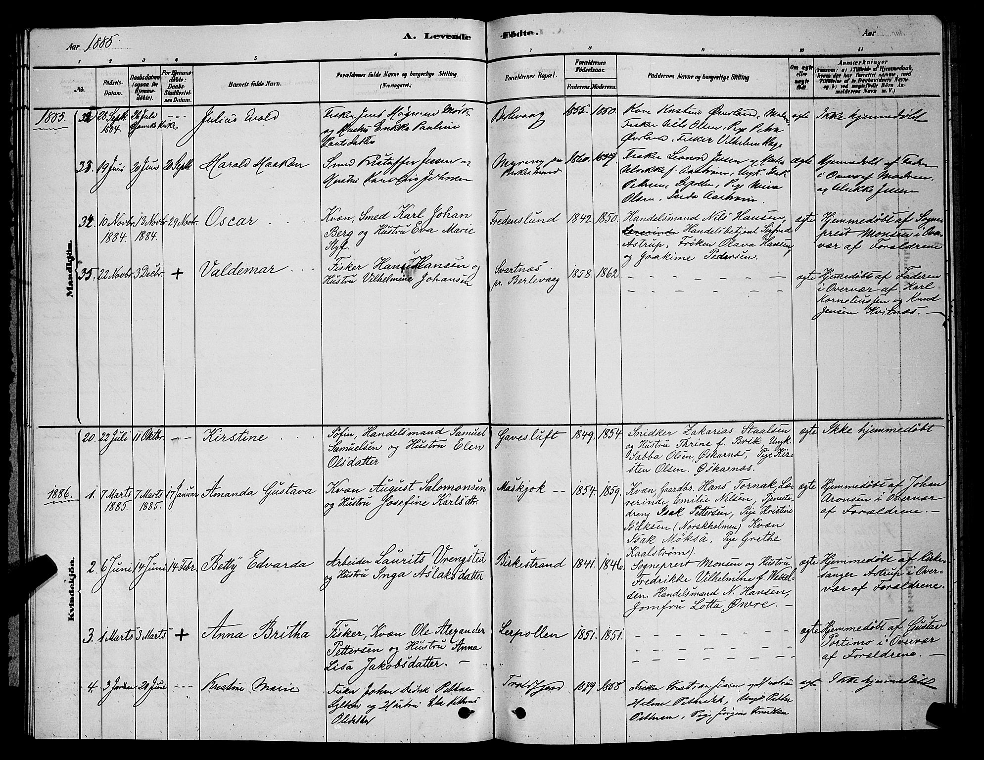 Tana sokneprestkontor, SATØ/S-1334/H/Hb/L0003klokker: Parish register (copy) no. 3, 1878-1890