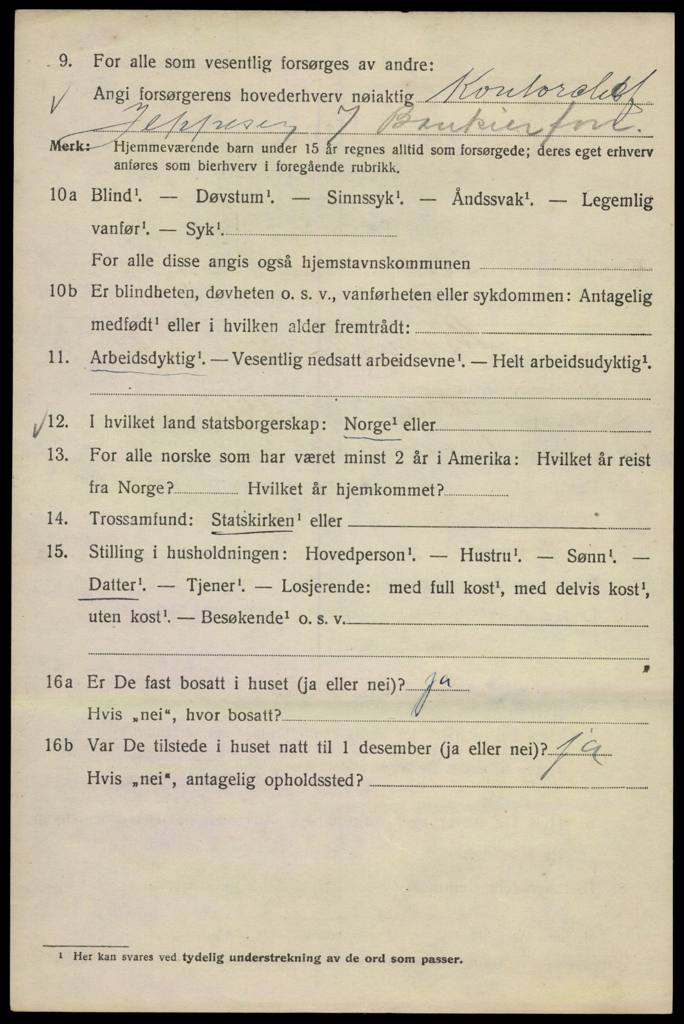 SAO, 1920 census for Kristiania, 1920, p. 522088