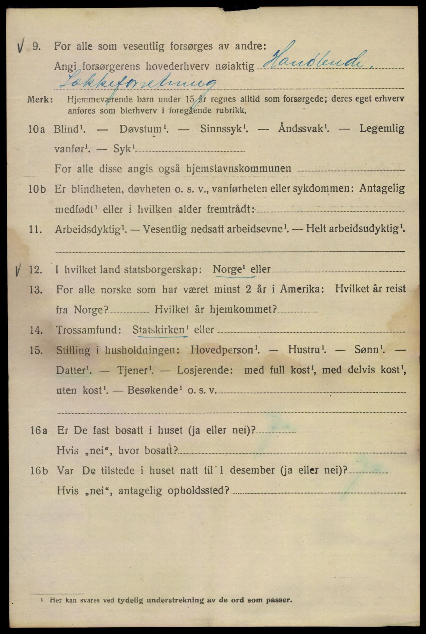 SAO, 1920 census for Kristiania, 1920, p. 215100
