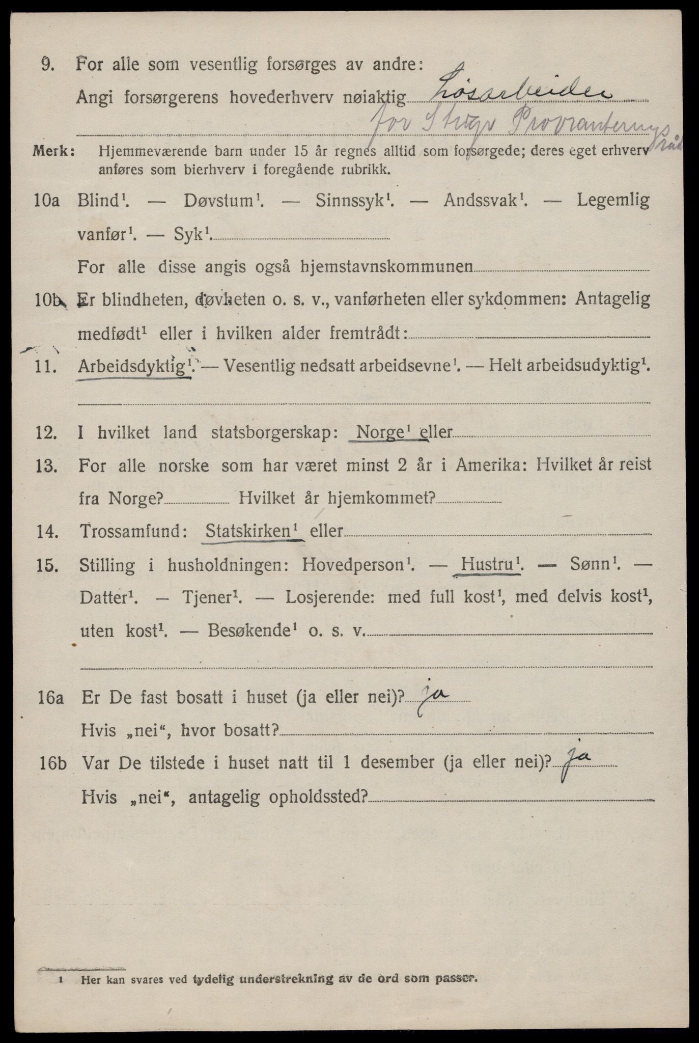 SAST, 1920 census for Hetland, 1920, p. 5212