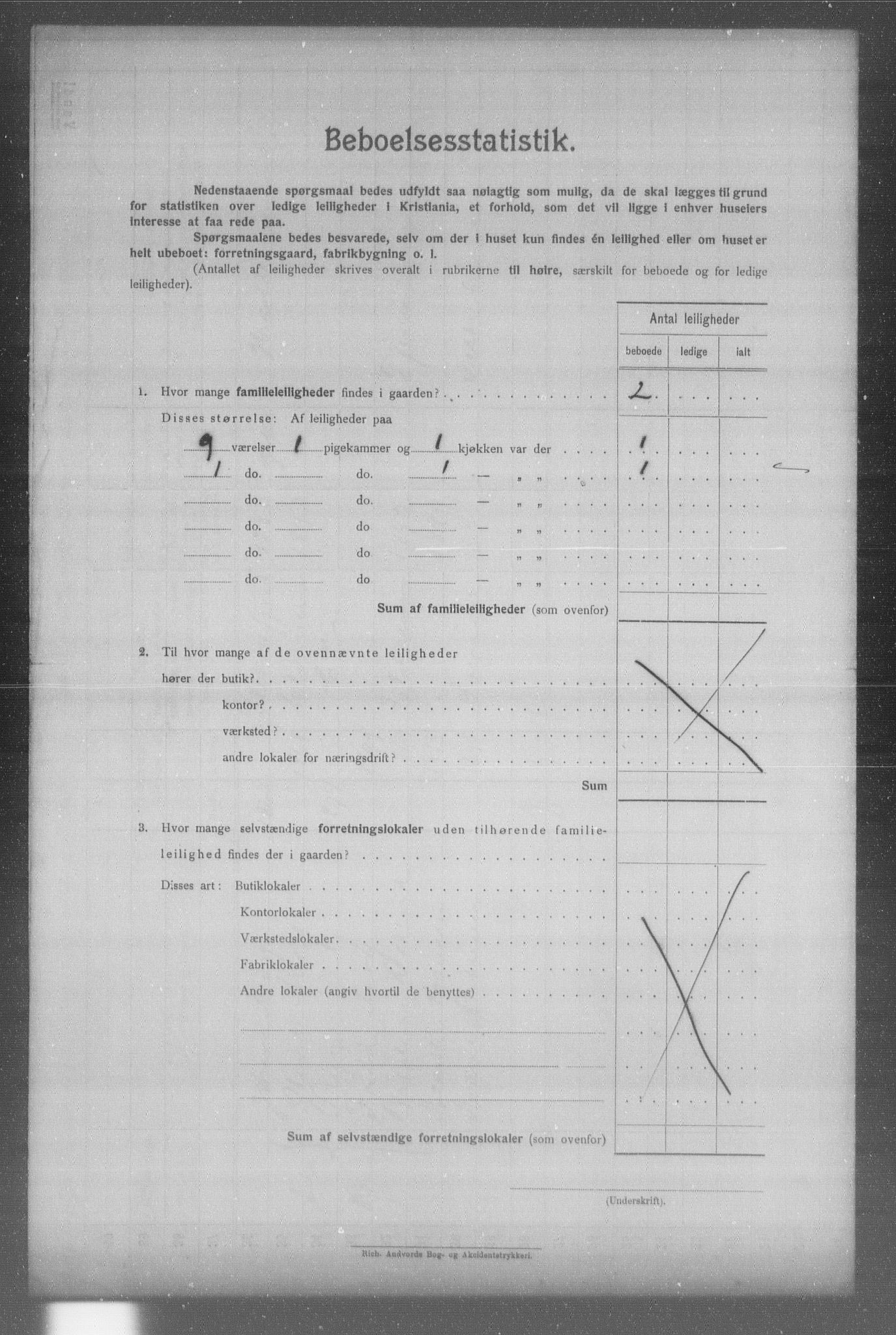 OBA, Municipal Census 1904 for Kristiania, 1904, p. 2331