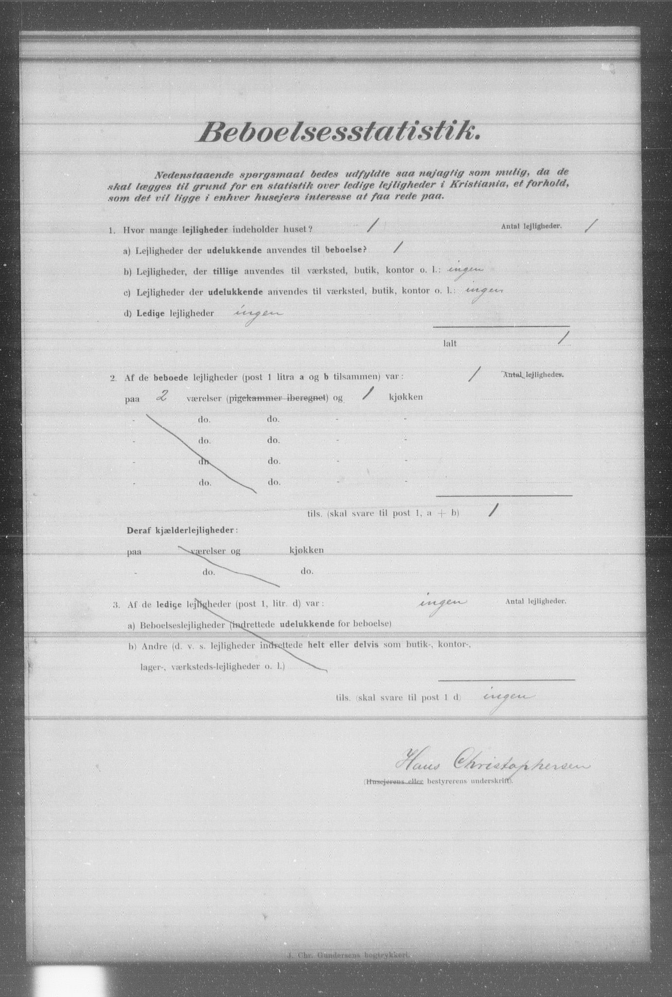 OBA, Municipal Census 1902 for Kristiania, 1902, p. 9051