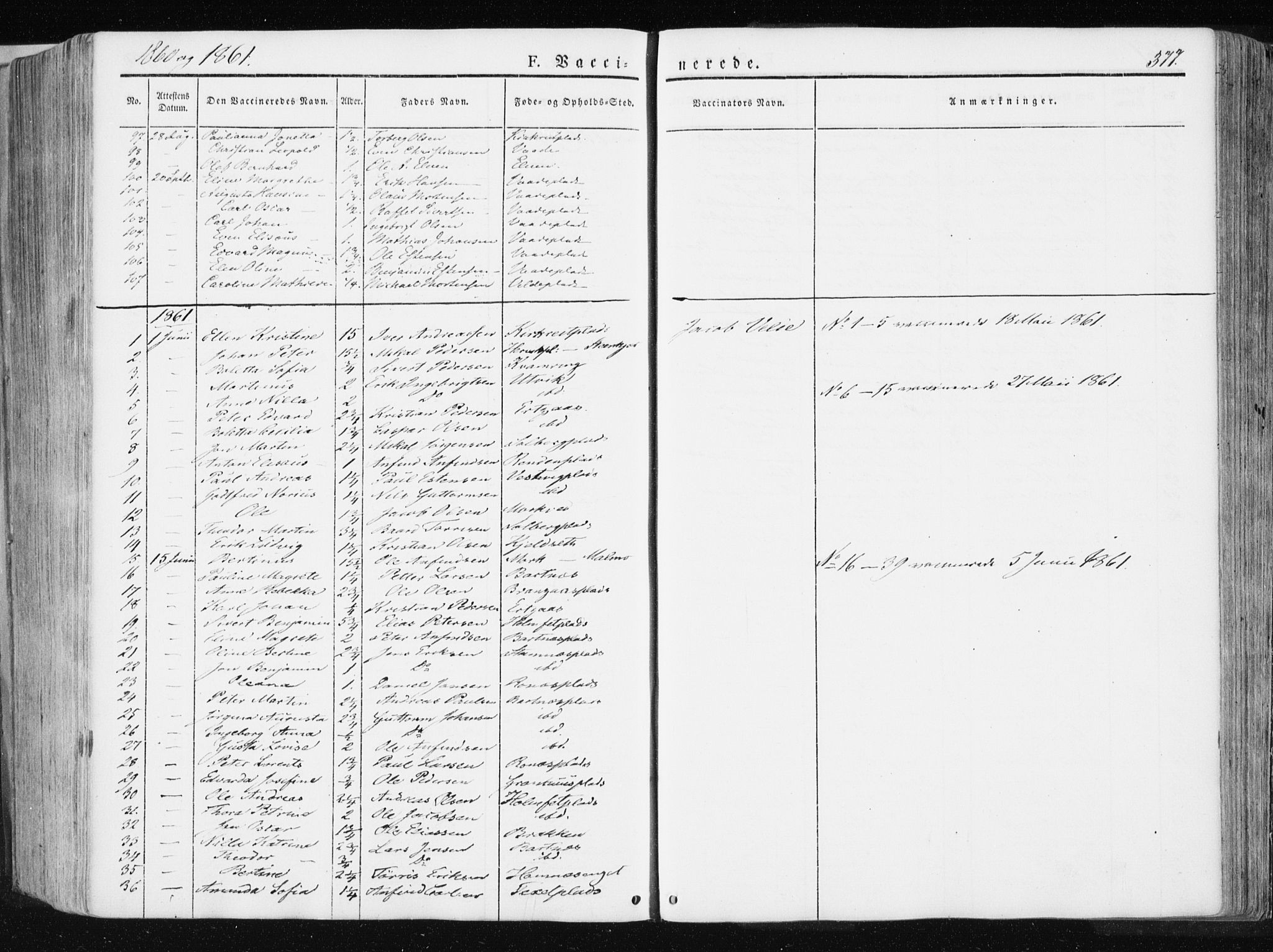 Ministerialprotokoller, klokkerbøker og fødselsregistre - Nord-Trøndelag, AV/SAT-A-1458/741/L0393: Parish register (official) no. 741A07, 1849-1863, p. 377