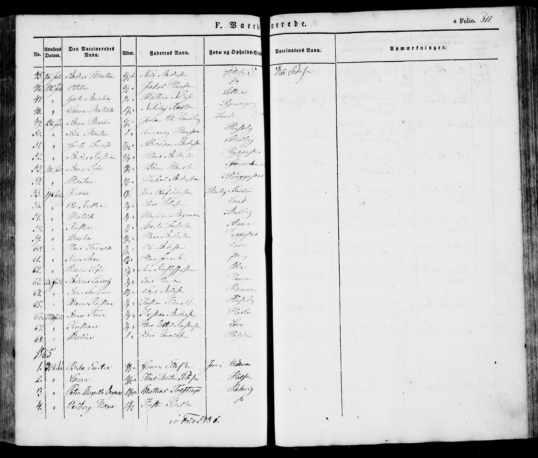 Tjølling kirkebøker, SAKO/A-60/F/Fa/L0006: Parish register (official) no. 6, 1835-1859, p. 511