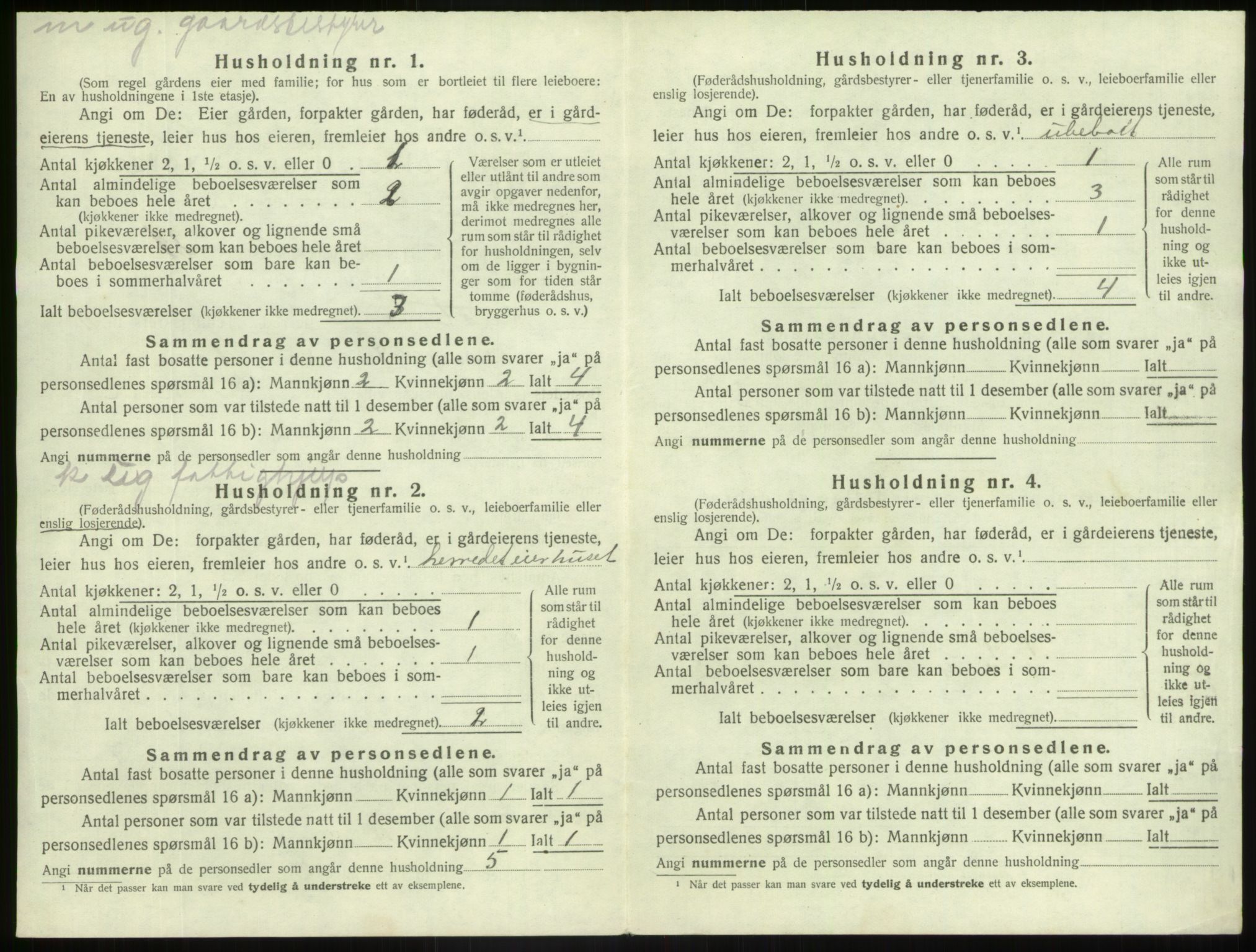 SAB, 1920 census for Luster, 1920, p. 1039