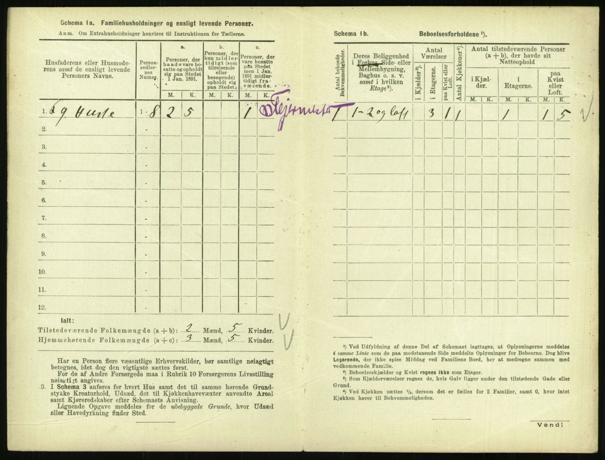 RA, 1891 census for 0903 Arendal, 1891, p. 791