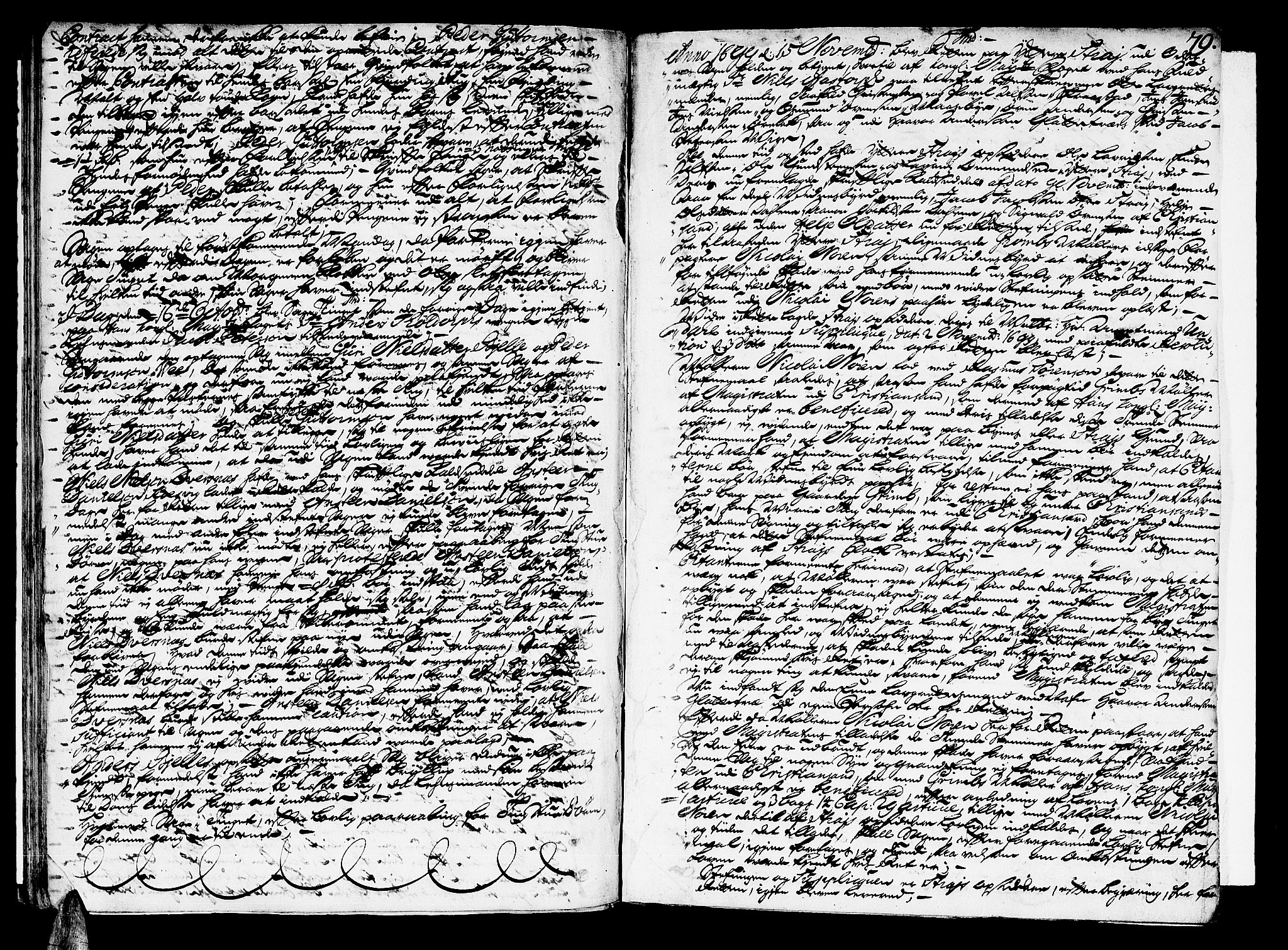 Mandal sorenskriveri, AV/SAK-1221-0005/001/F/Fa/L0012: Tingbok nr 11, 1696-1699, p. 78b-79a
