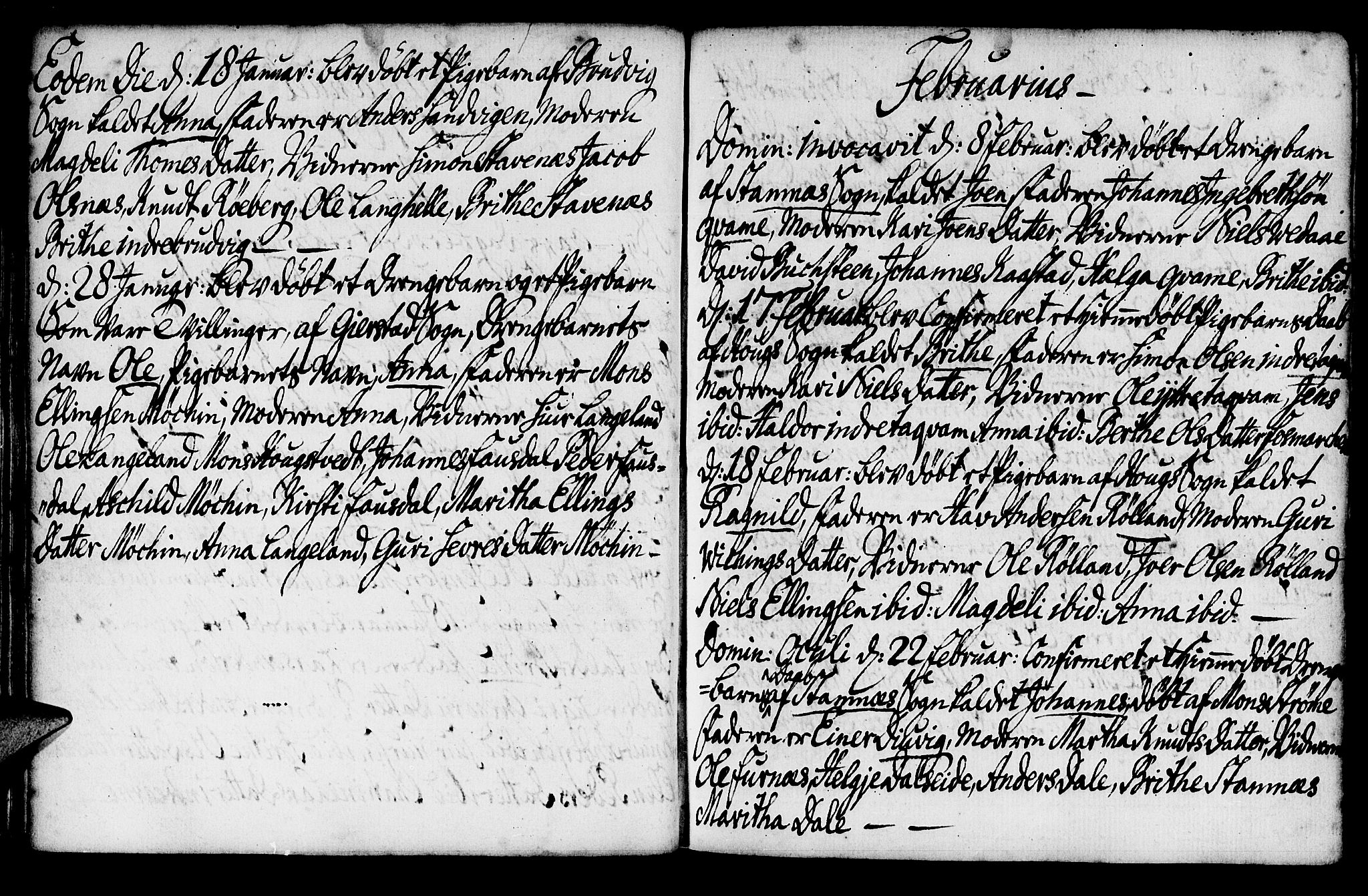 Haus sokneprestembete, AV/SAB-A-75601/H/Haa: Parish register (official) no. A 8, 1754-1769, p. 33