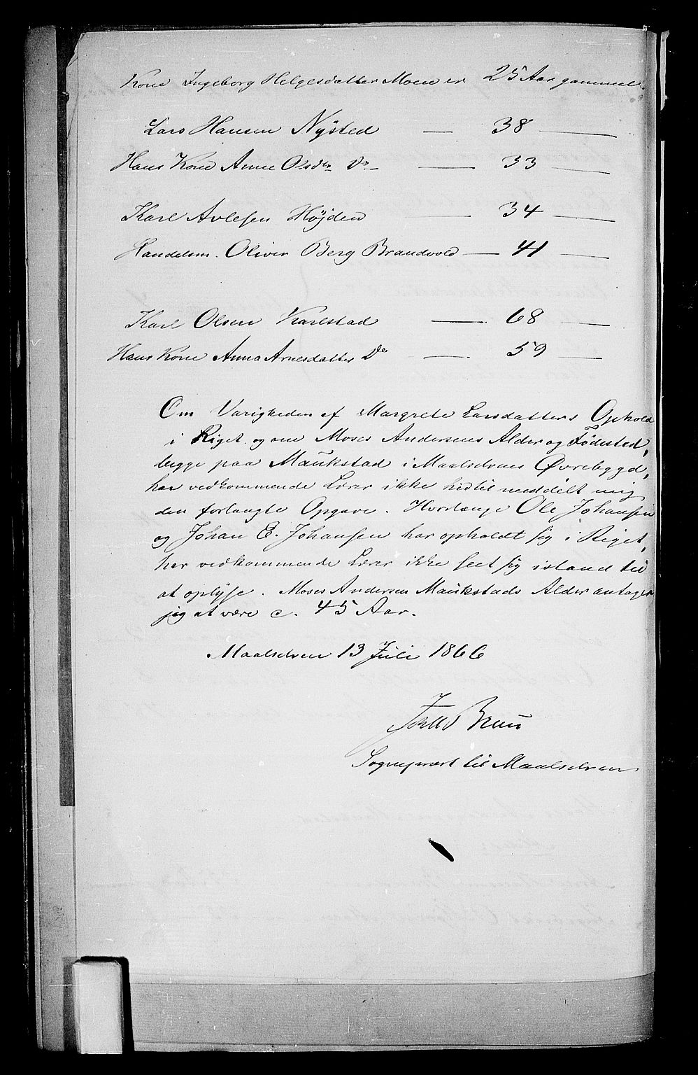 RA, 1865 census for Målselv, 1865, p. 14