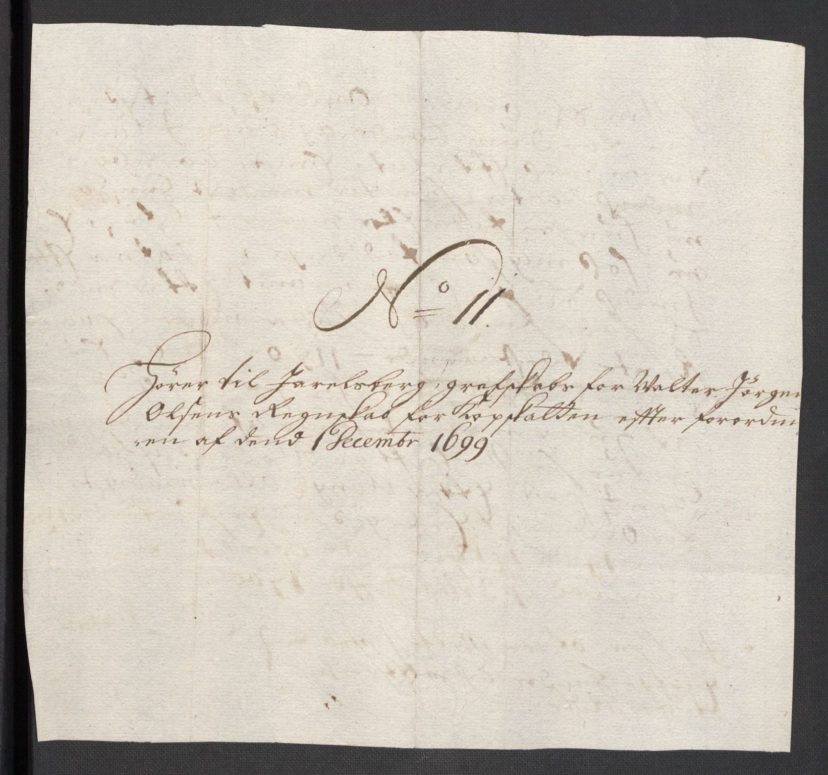 Rentekammeret inntil 1814, Reviderte regnskaper, Fogderegnskap, RA/EA-4092/R32/L1869: Fogderegnskap Jarlsberg grevskap, 1700-1701, p. 148