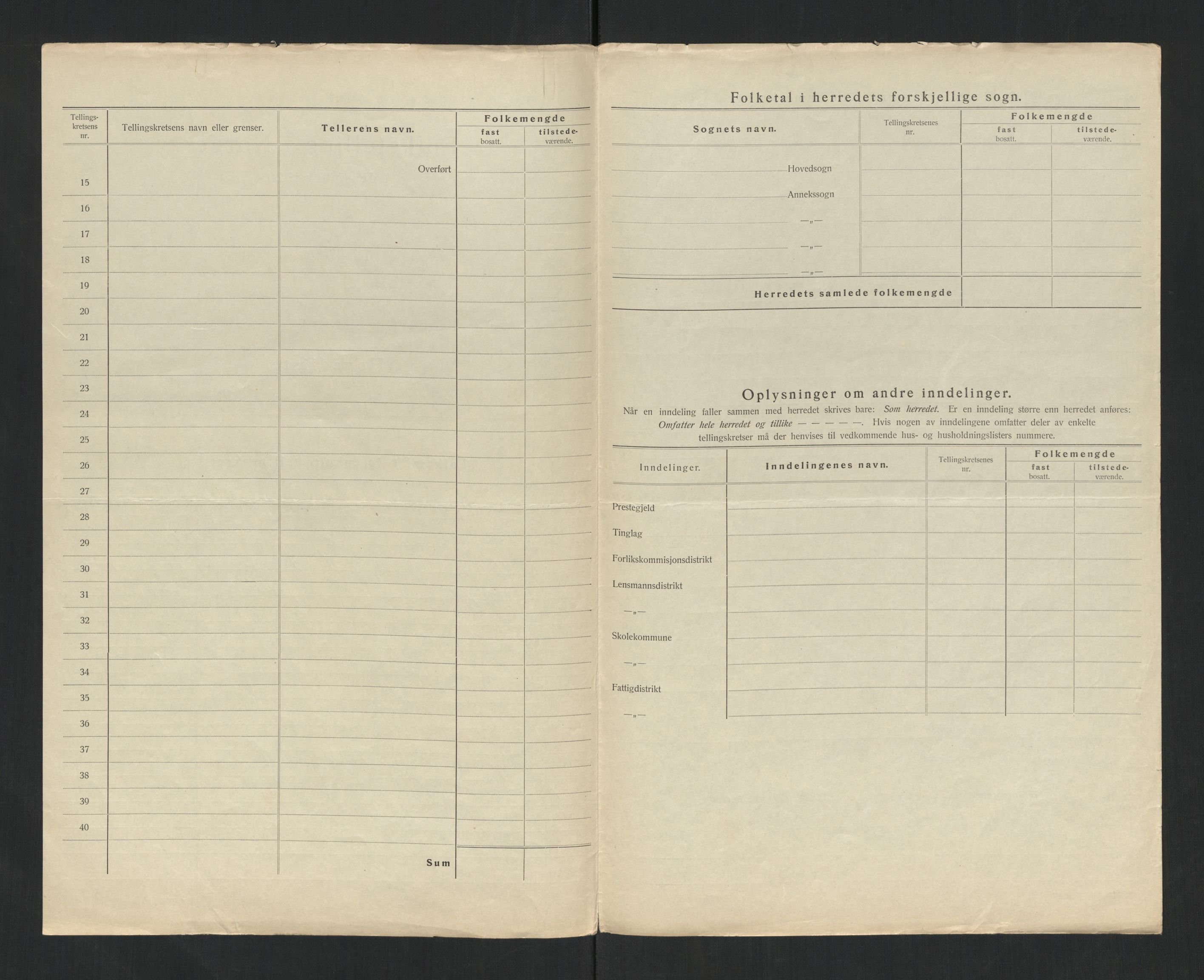 SAT, 1920 census for Stod, 1920, p. 5