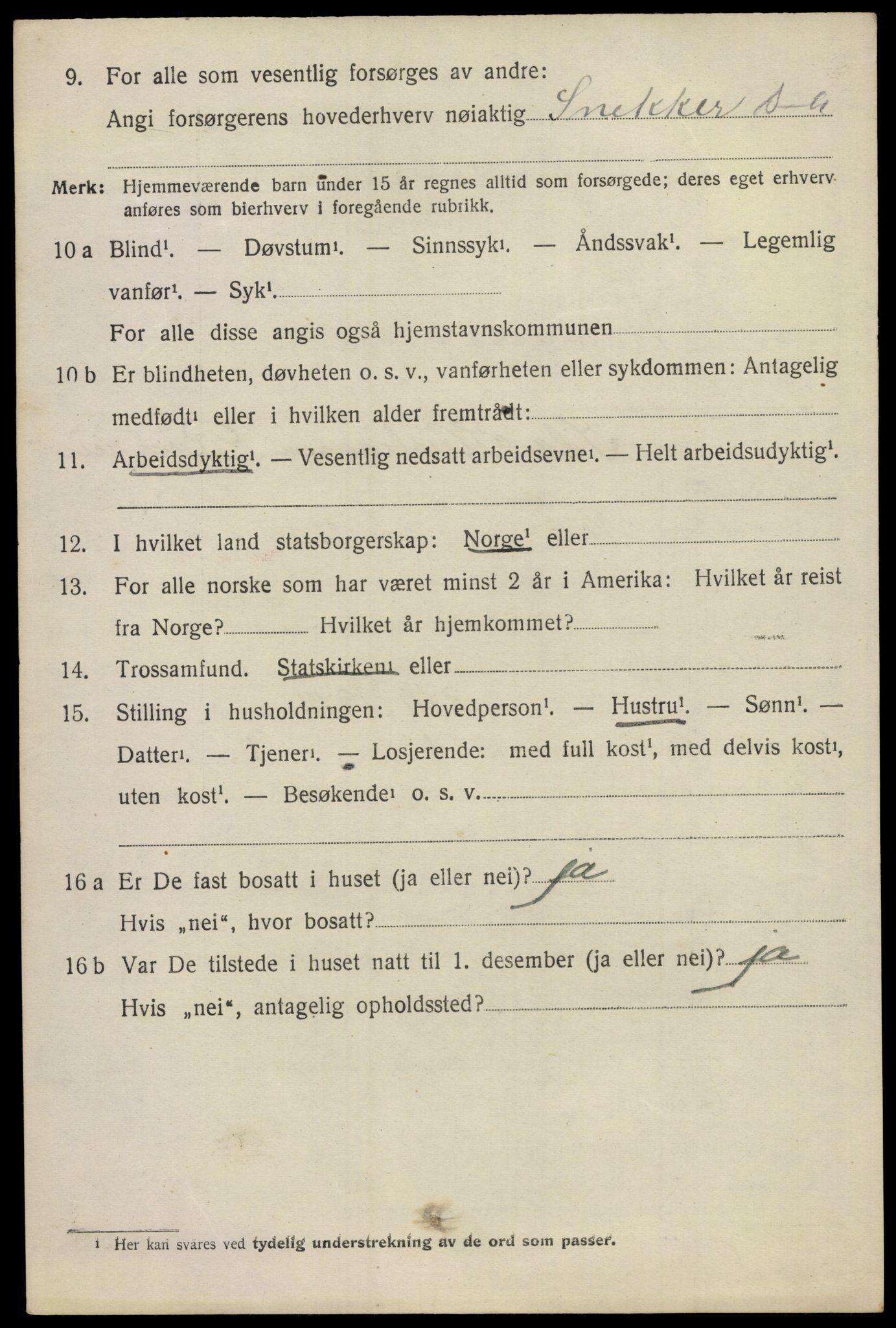 SAO, 1920 census for Nannestad, 1920, p. 6670