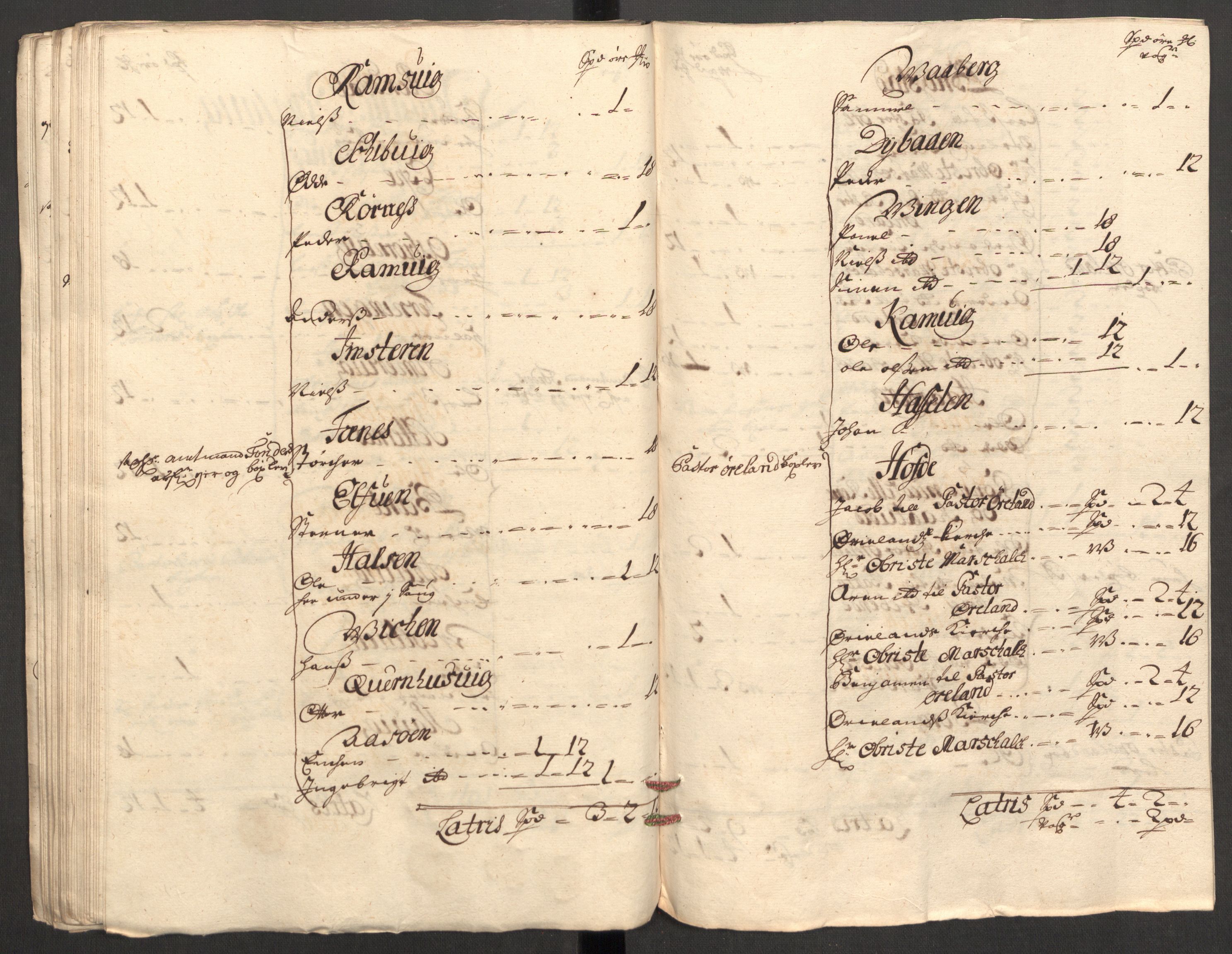 Rentekammeret inntil 1814, Reviderte regnskaper, Fogderegnskap, AV/RA-EA-4092/R57/L3856: Fogderegnskap Fosen, 1704-1705, p. 316