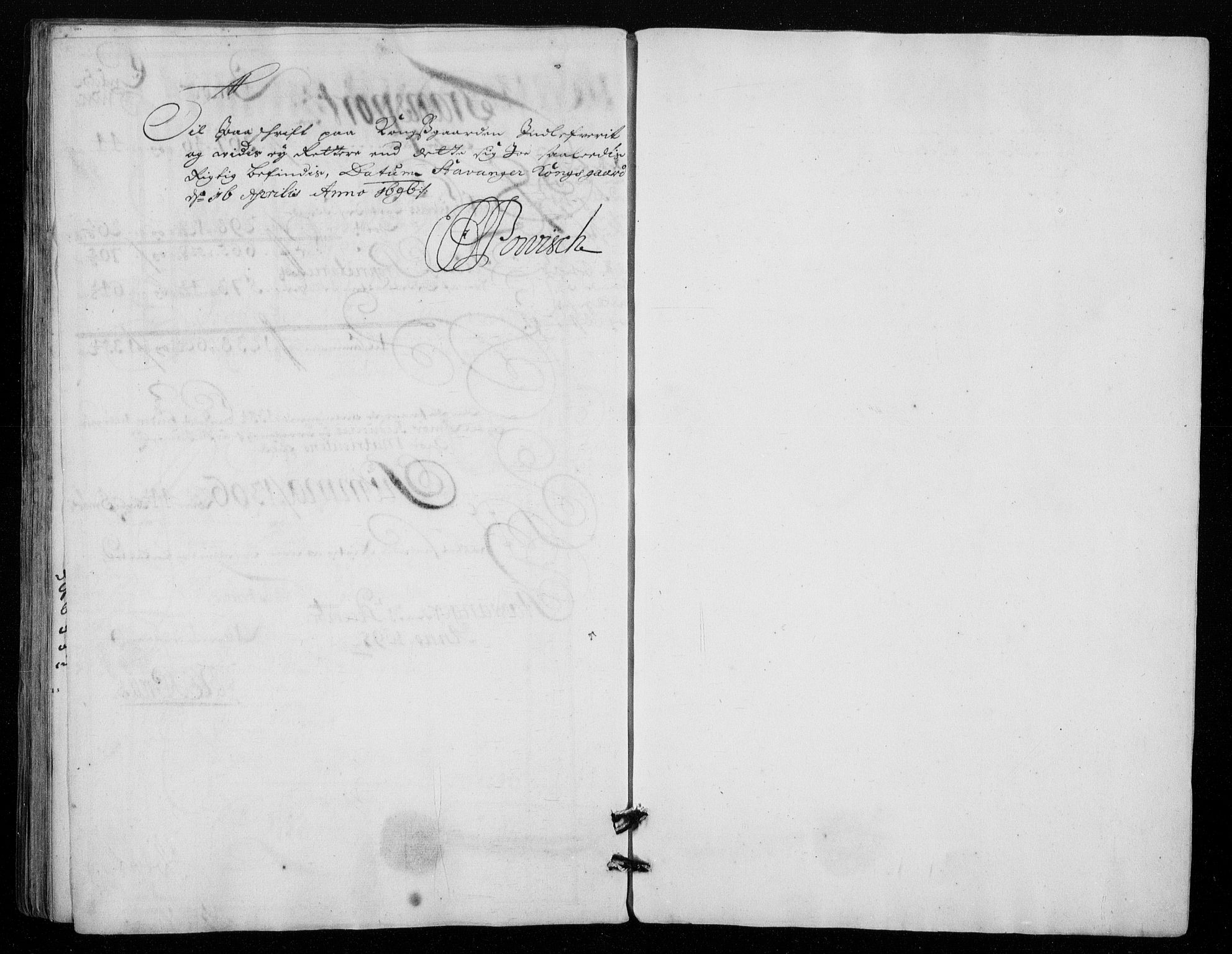 Rentekammeret inntil 1814, Reviderte regnskaper, Fogderegnskap, AV/RA-EA-4092/R46/L2728: Fogderegnskap Jæren og Dalane, 1694-1696, p. 364