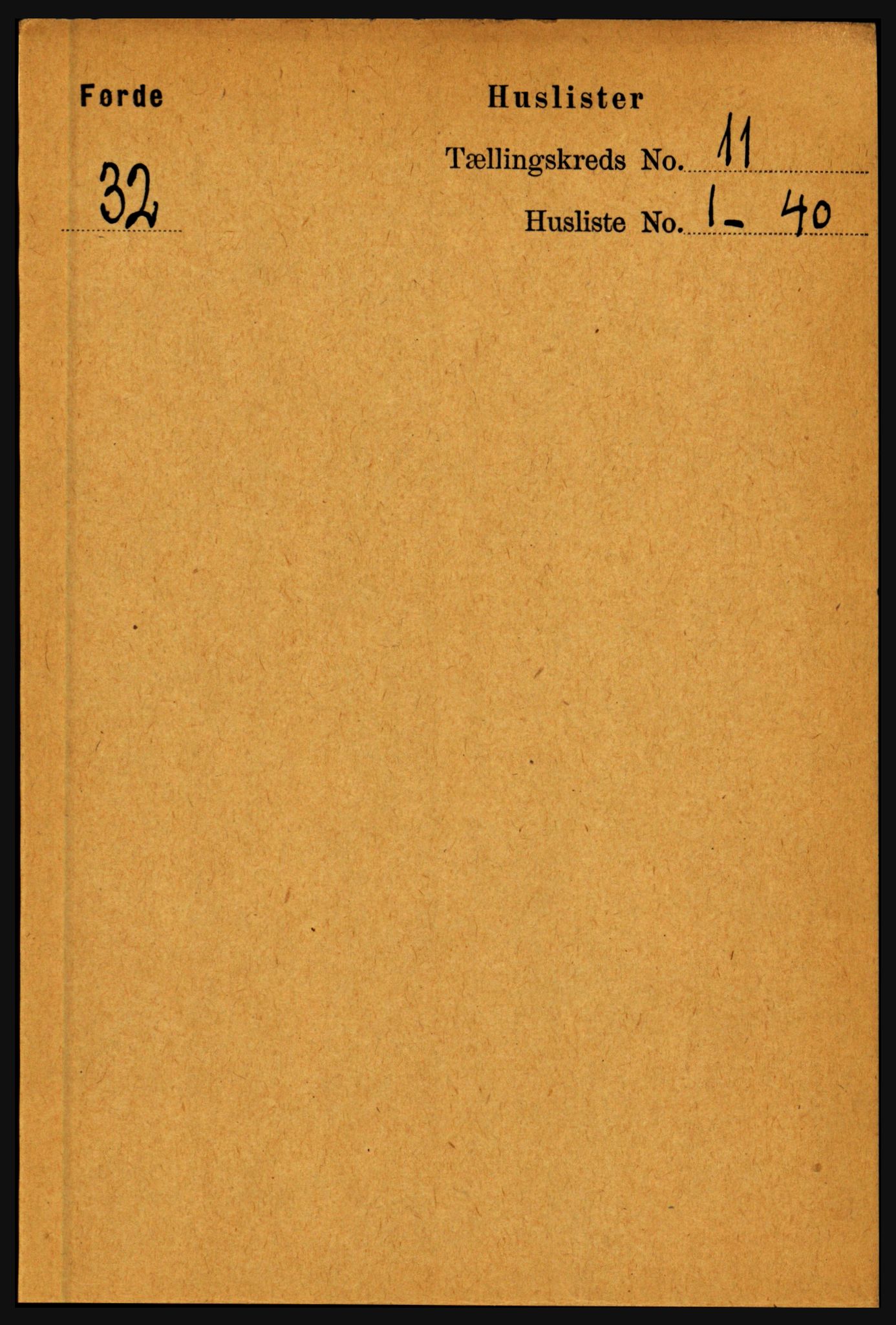 RA, 1891 census for 1432 Førde, 1891, p. 3964