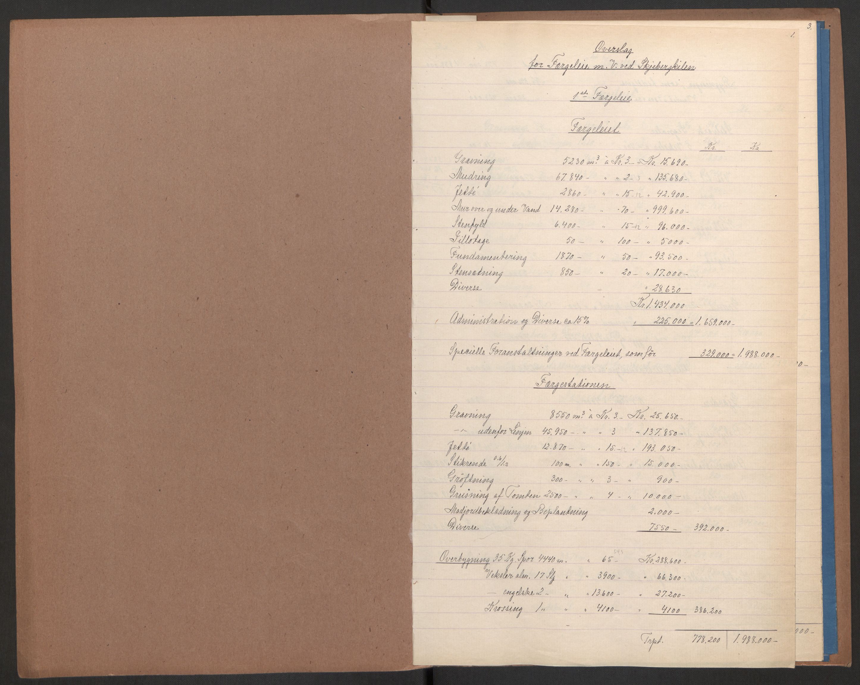 Norges Statsbaner, Baneavdelingen B, AV/RA-S-1619/1/F/Fa/L0042: NORGE-JYLLAND, 1920, p. 188