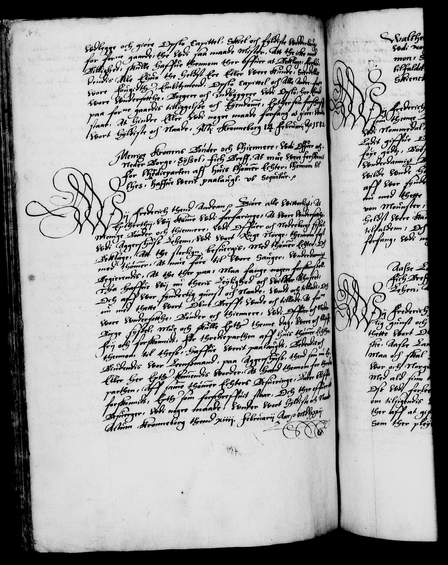 Danske Kanselli 1572-1799, RA/EA-3023/F/Fc/Fca/Fcaa/L0001: Norske registre (mikrofilm), 1572-1588, p. 347b