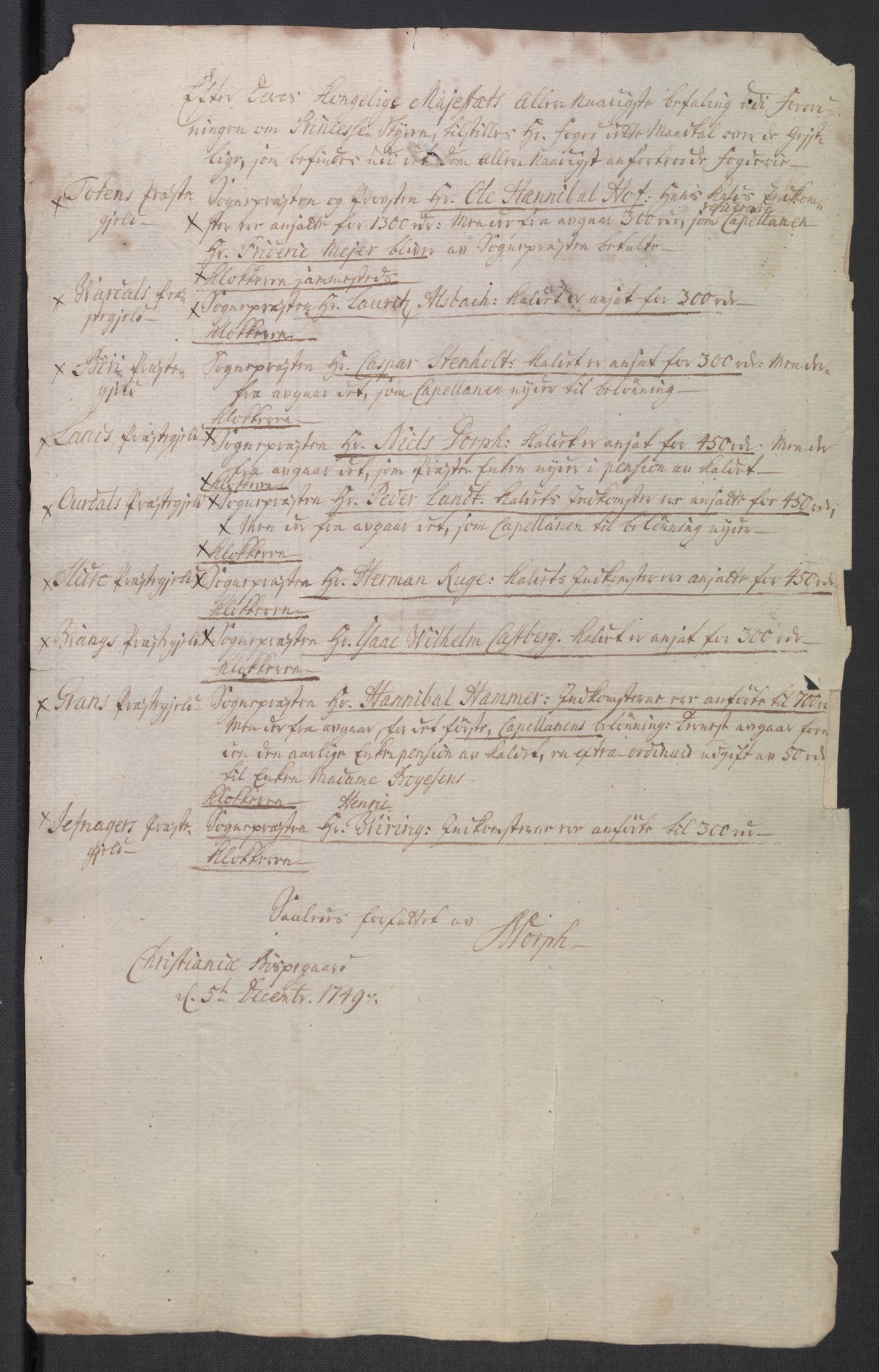 Rentekammeret inntil 1814, Reviderte regnskaper, Fogderegnskap, AV/RA-EA-4092/R18/L1348: Fogderegnskap Hadeland, Toten og Valdres, 1750-1751, p. 300