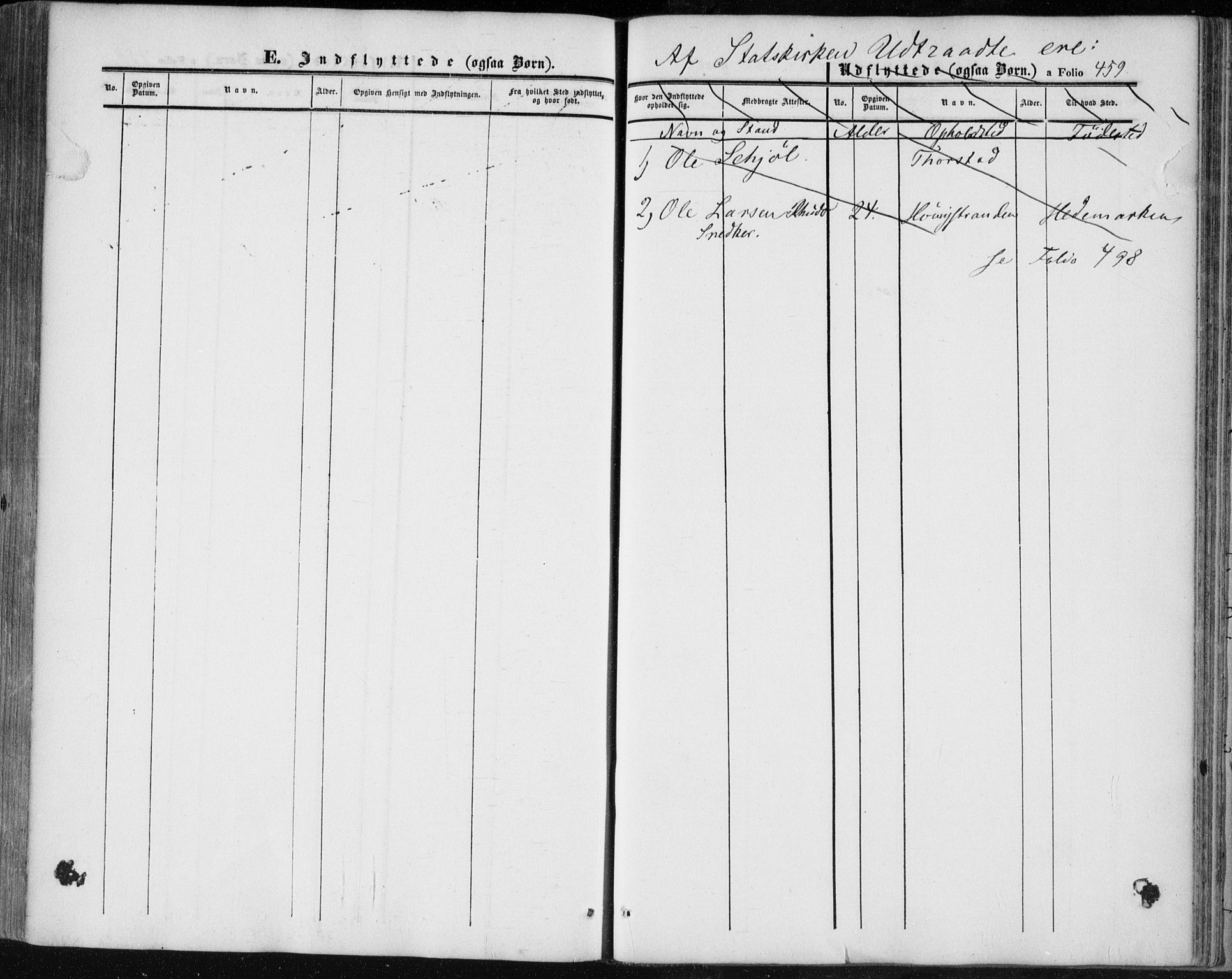 Lier kirkebøker, SAKO/A-230/F/Fa/L0012: Parish register (official) no. I 12, 1854-1864, p. 459