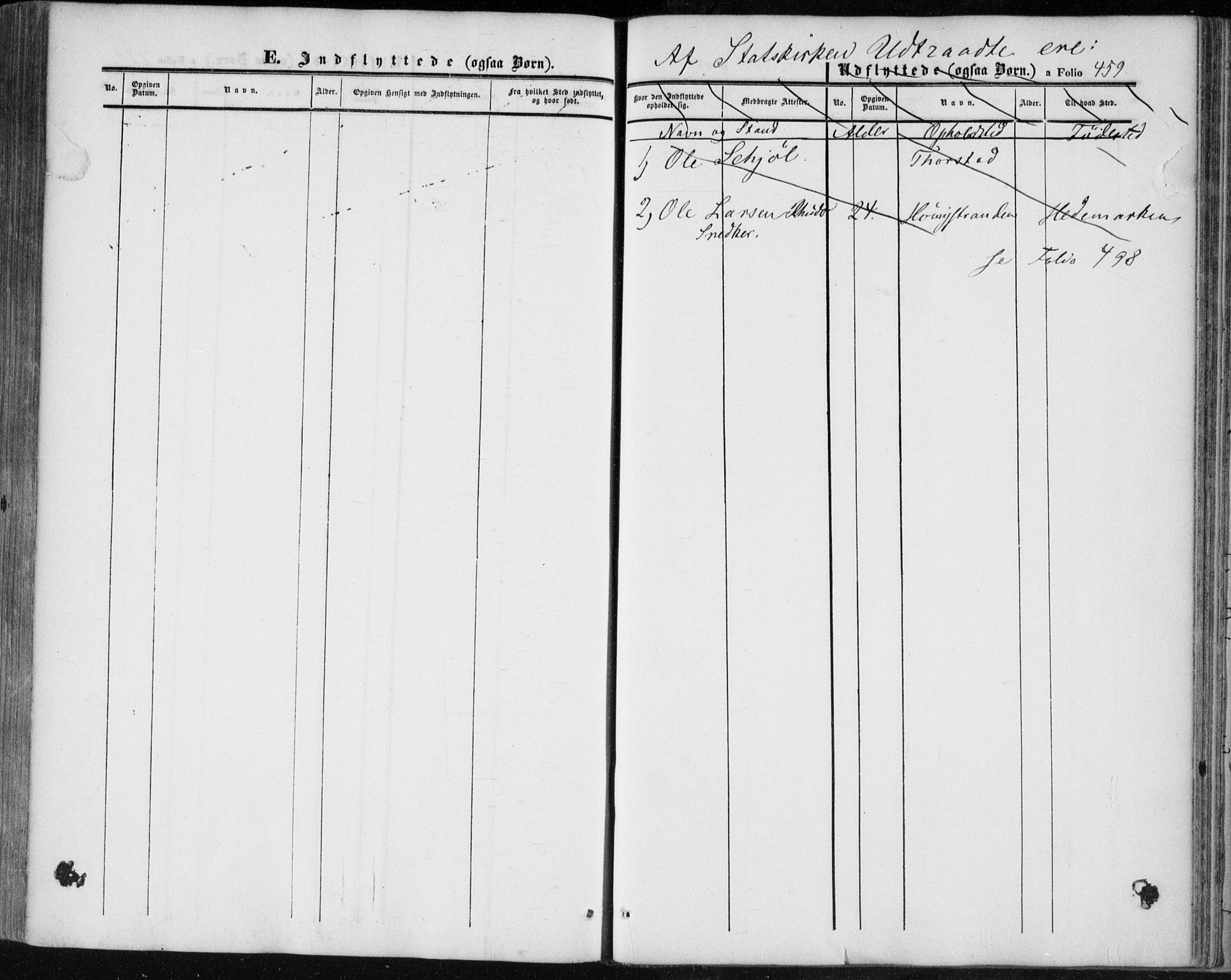 Lier kirkebøker, AV/SAKO-A-230/F/Fa/L0012: Parish register (official) no. I 12, 1854-1864, p. 459