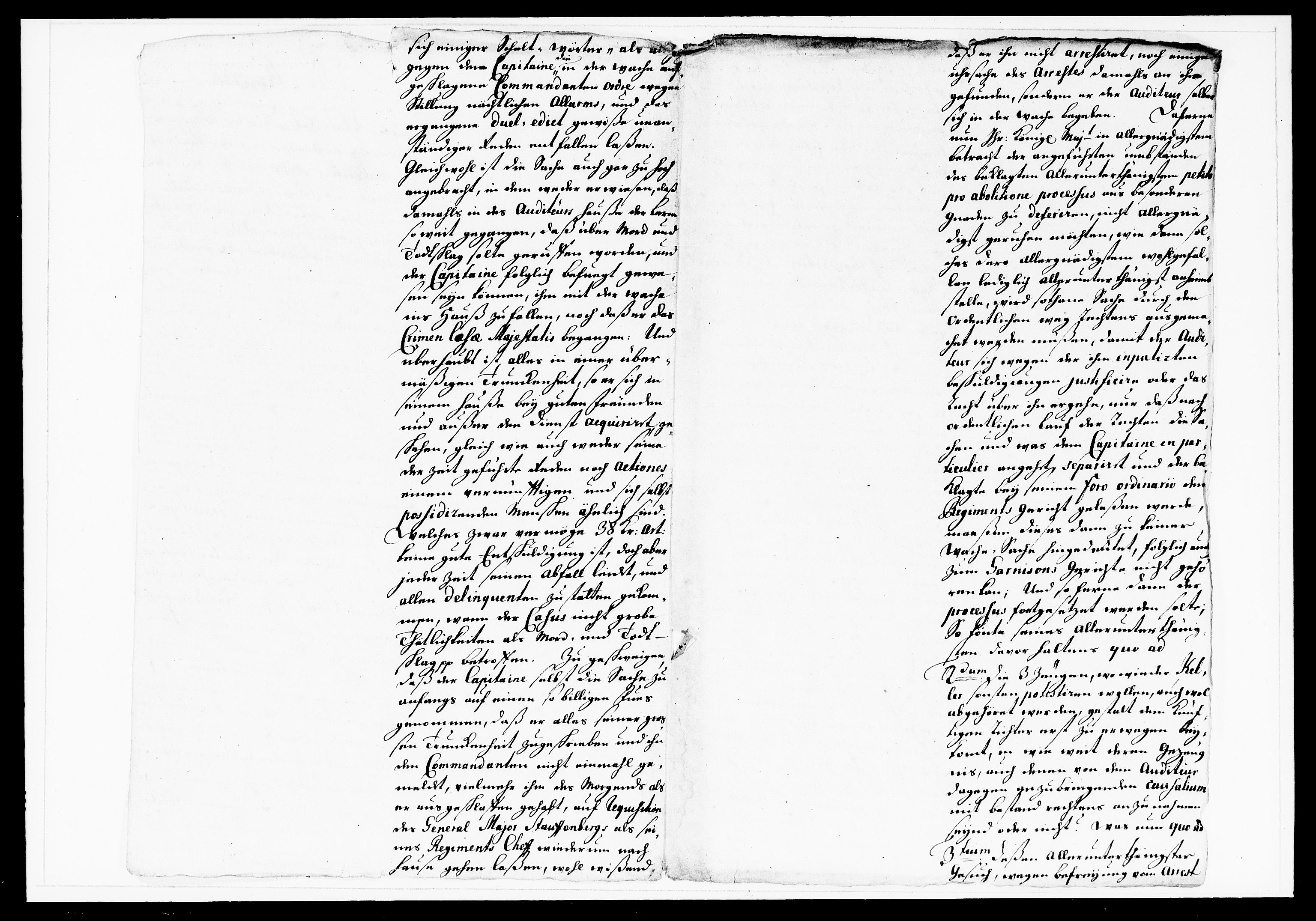 Krigskollegiet, Krigskancelliet, DRA/A-0006/-/1143-1150: Refererede sager, 1738, p. 268