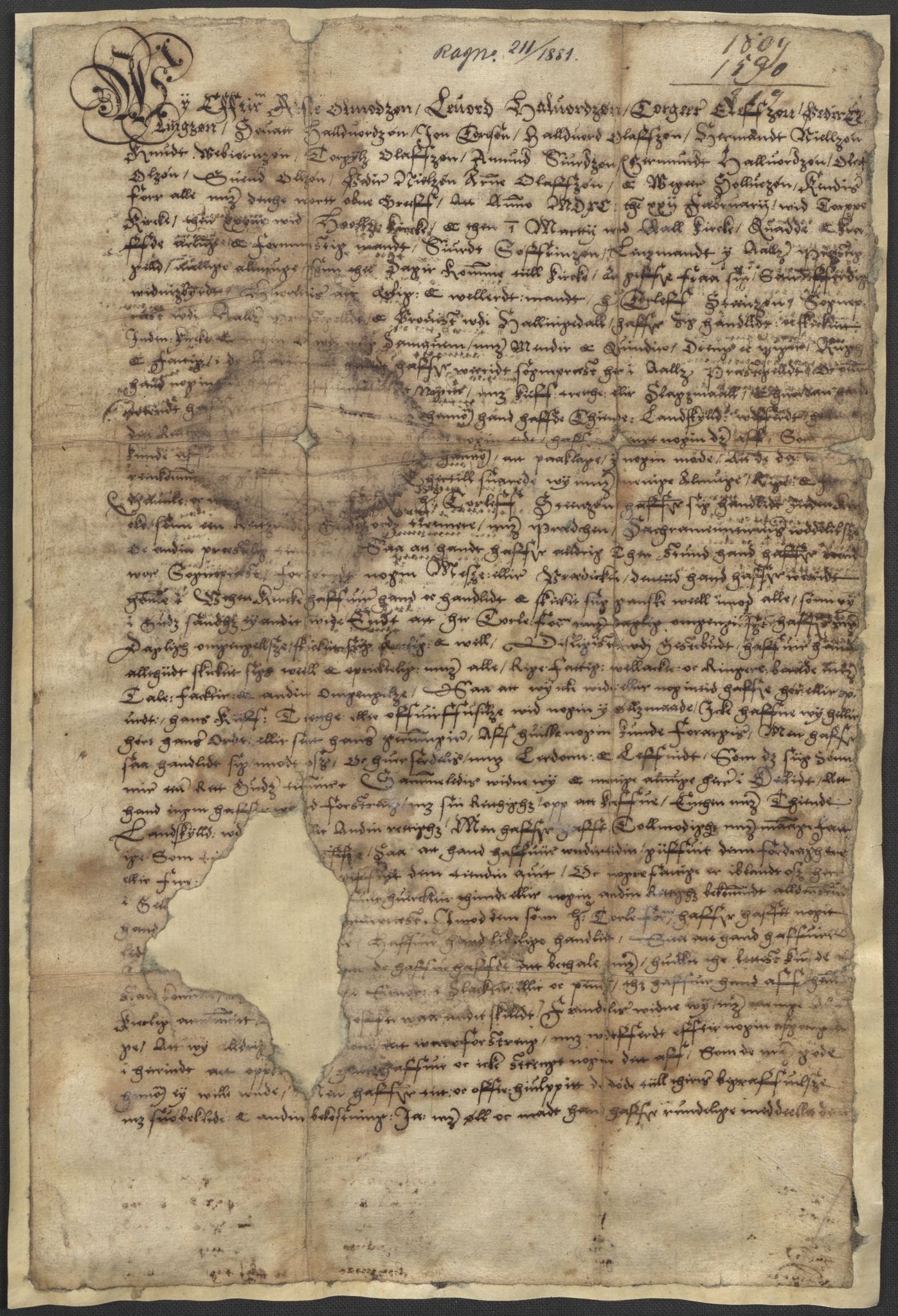 Riksarkivets diplomsamling, AV/RA-EA-5965/F02/L0091: Dokumenter, 1589-1590, p. 26