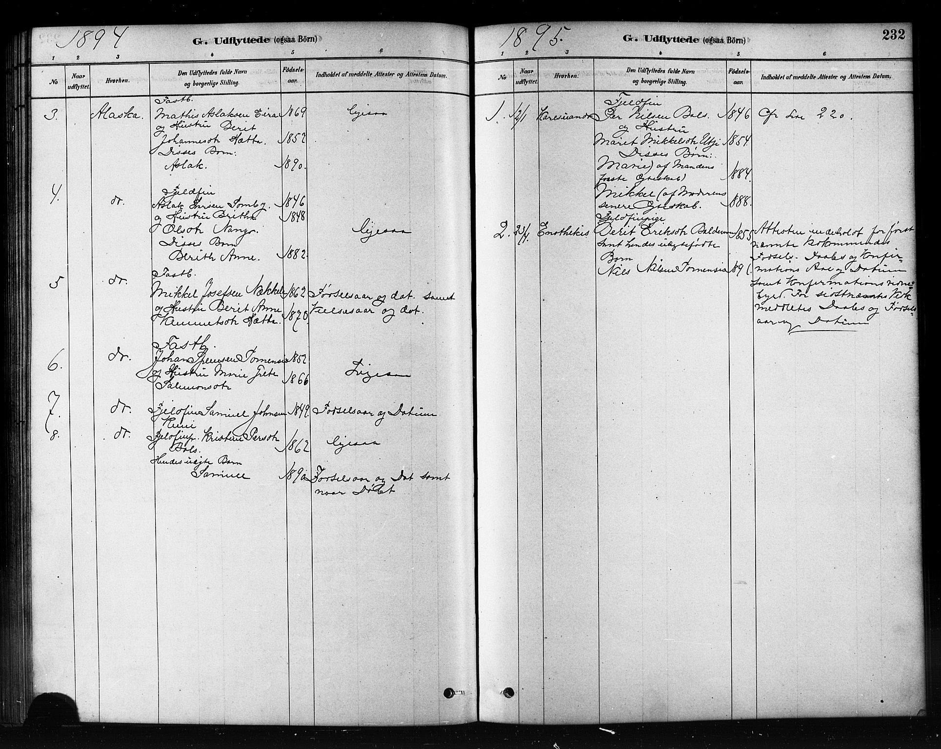 Kautokeino sokneprestembete, SATØ/S-1340/H/Hb/L0002.klokk: Parish register (copy) no. 2, 1877-1896, p. 232