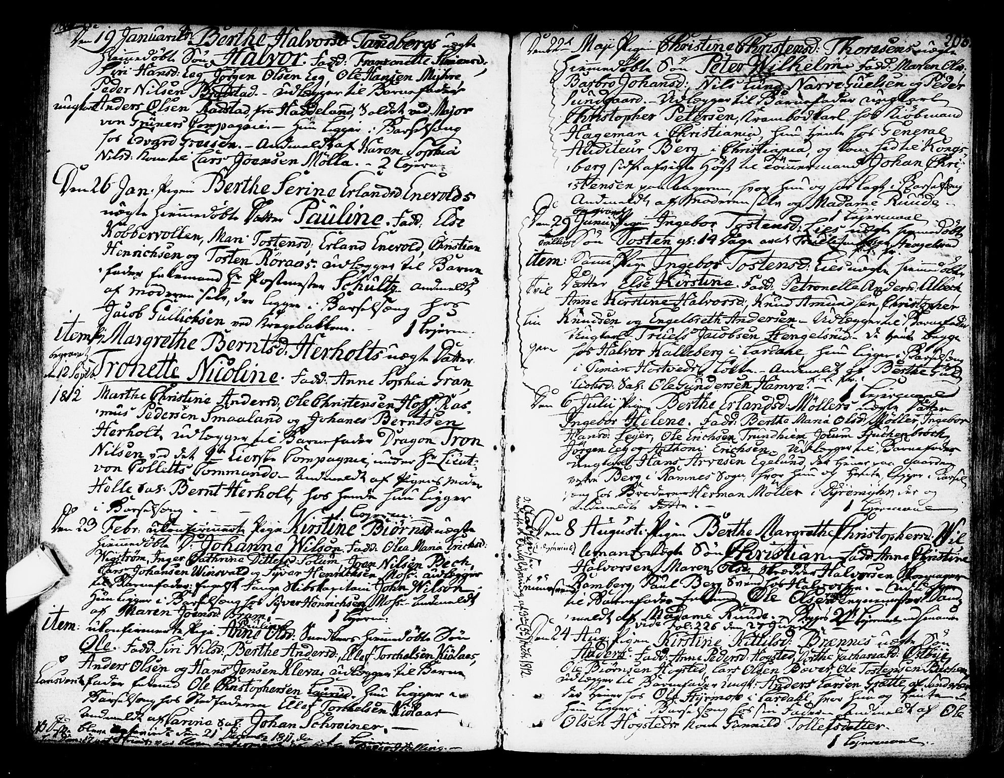 Kongsberg kirkebøker, SAKO/A-22/F/Fa/L0007: Parish register (official) no. I 7, 1795-1816, p. 203