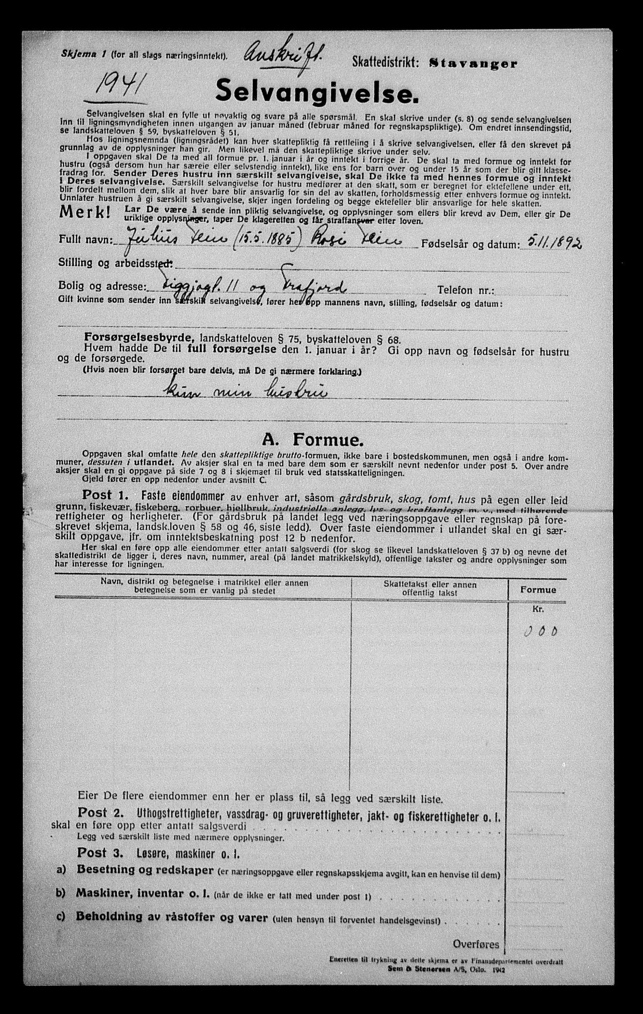 Justisdepartementet, Tilbakeføringskontoret for inndratte formuer, AV/RA-S-1564/H/Hc/Hcd/L0995: --, 1945-1947, p. 286