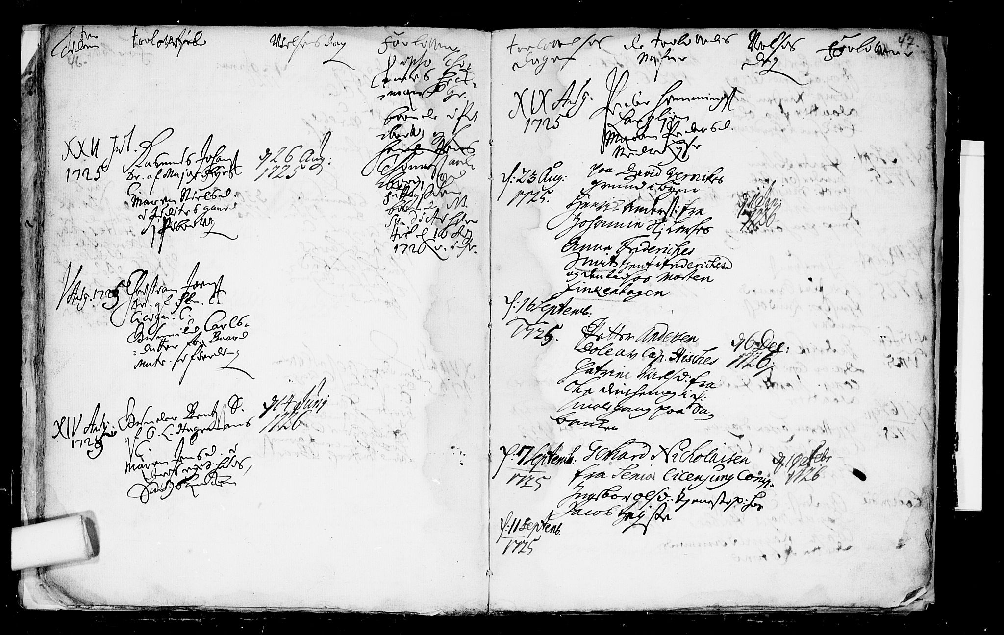 Aker prestekontor kirkebøker, SAO/A-10861/F/L0003: Parish register (official) no. 3, 1723-1731, p. 46-47