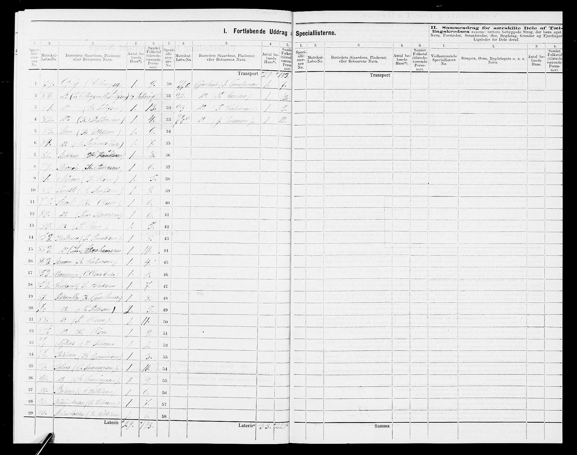 SAK, 1875 census for 0929P Åmli, 1875, p. 23