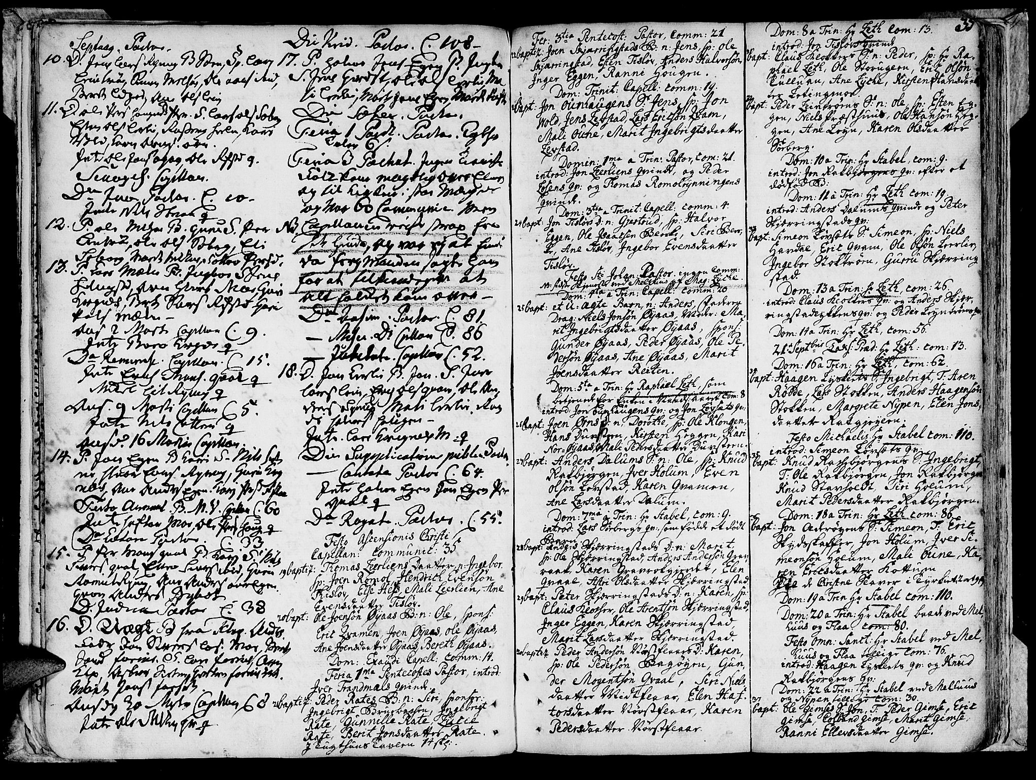 Ministerialprotokoller, klokkerbøker og fødselsregistre - Sør-Trøndelag, SAT/A-1456/691/L1057: Parish register (official) no. 691A01 /1, 1740-1767, p. 35