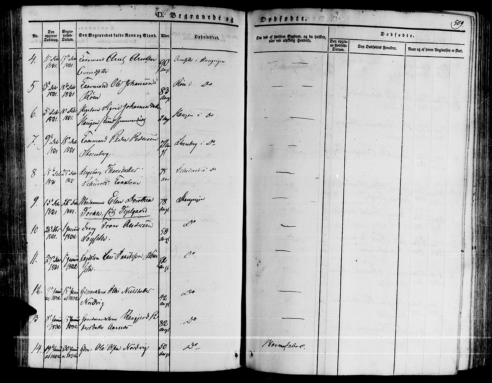 Ministerialprotokoller, klokkerbøker og fødselsregistre - Møre og Romsdal, AV/SAT-A-1454/592/L1024: Parish register (official) no. 592A03 /1, 1831-1849, p. 509