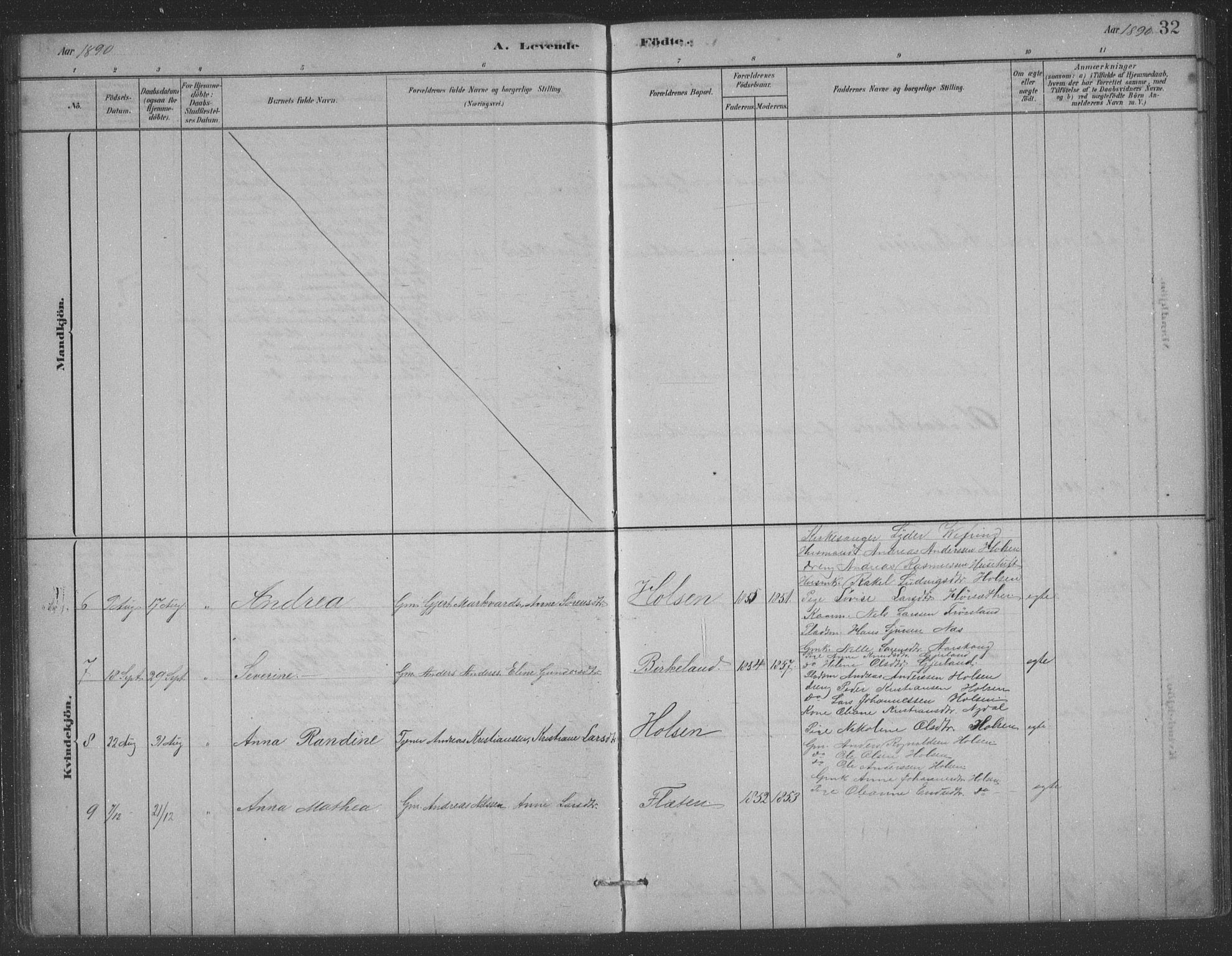 Førde sokneprestembete, AV/SAB-A-79901/H/Hab/Habc/L0002: Parish register (copy) no. C 2, 1881-1911, p. 32